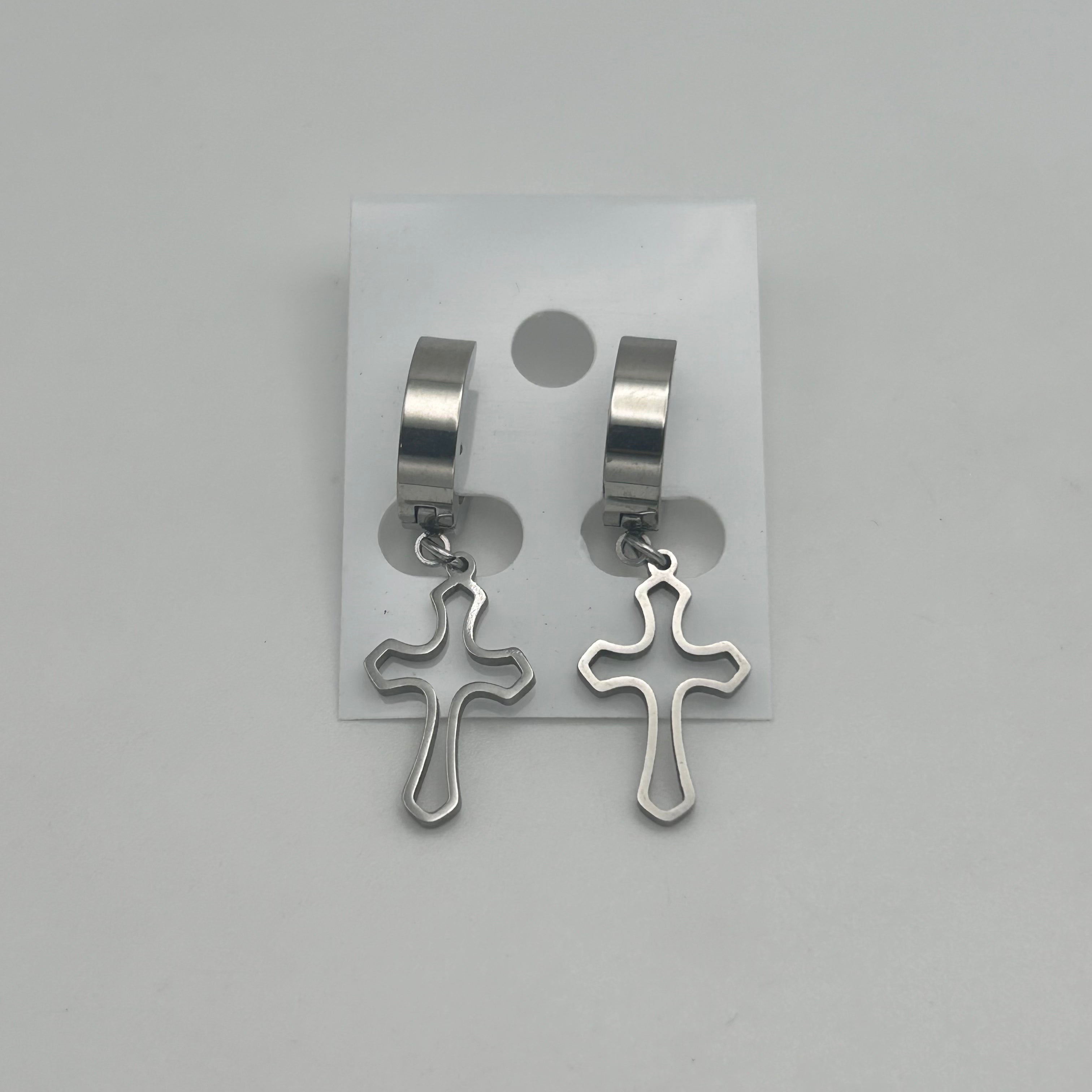 Huggie Earrings - Stainless Steel - HES-1101