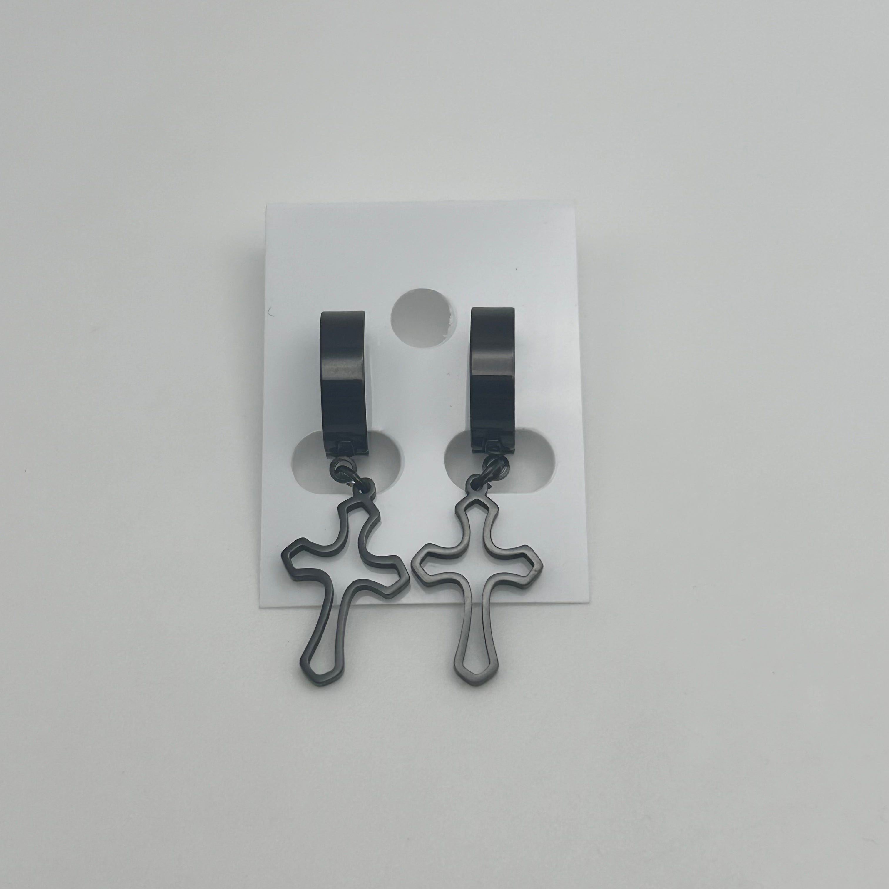 Huggie Earrings - Stainless Steel - HES-1103