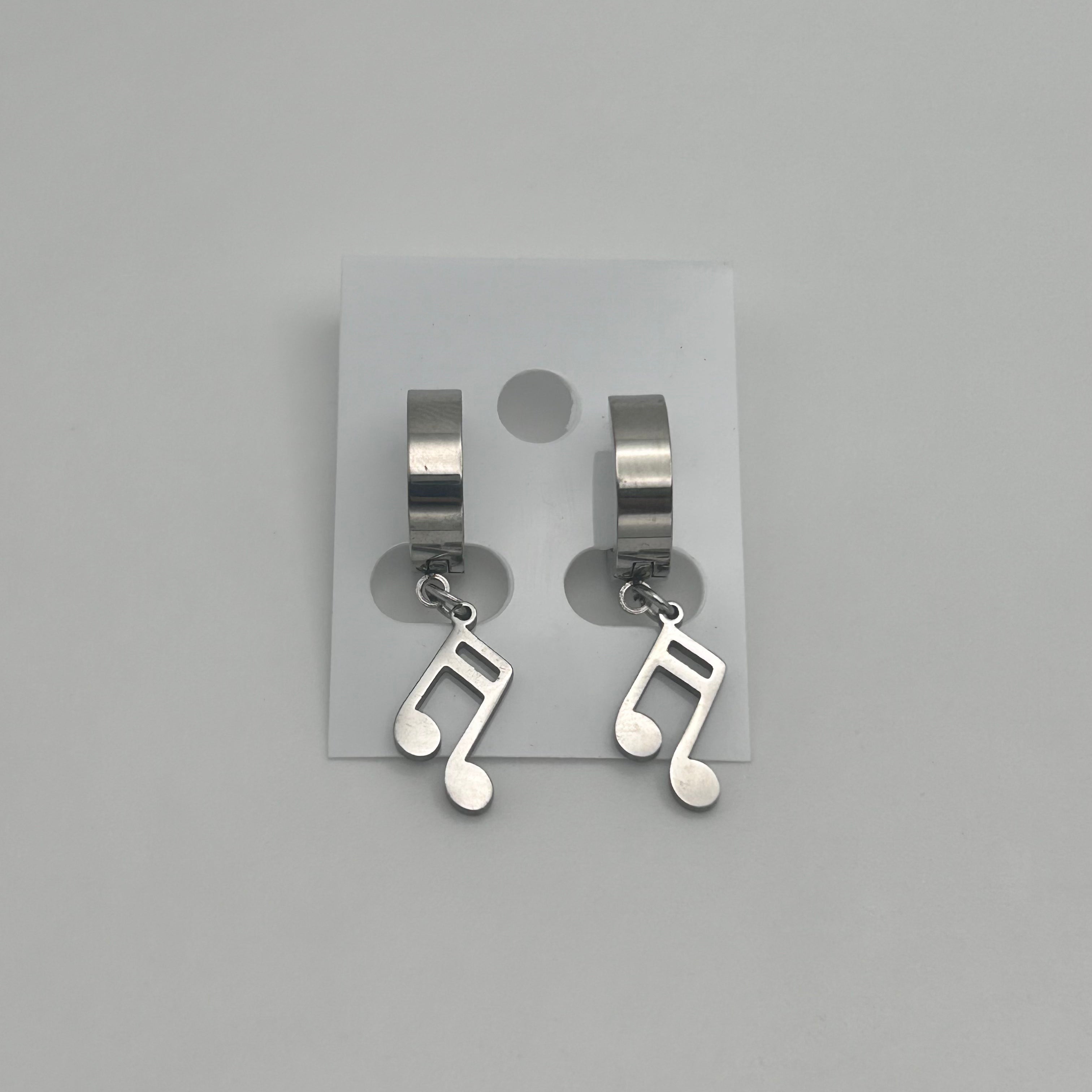 Huggie Earrings - Stainless Steel - HES-1104