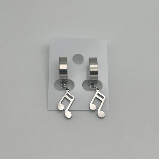 Huggie Earrings - Stainless Steel - HES-1104