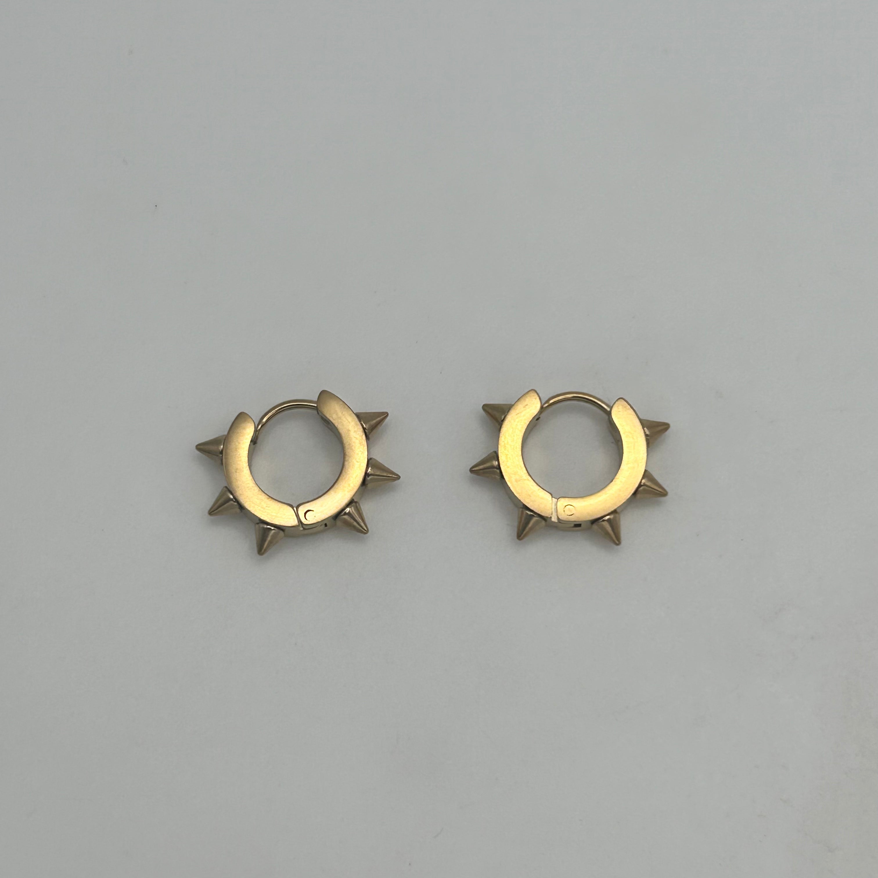 Huggie Earrings - Stainless Steel - HES-1107