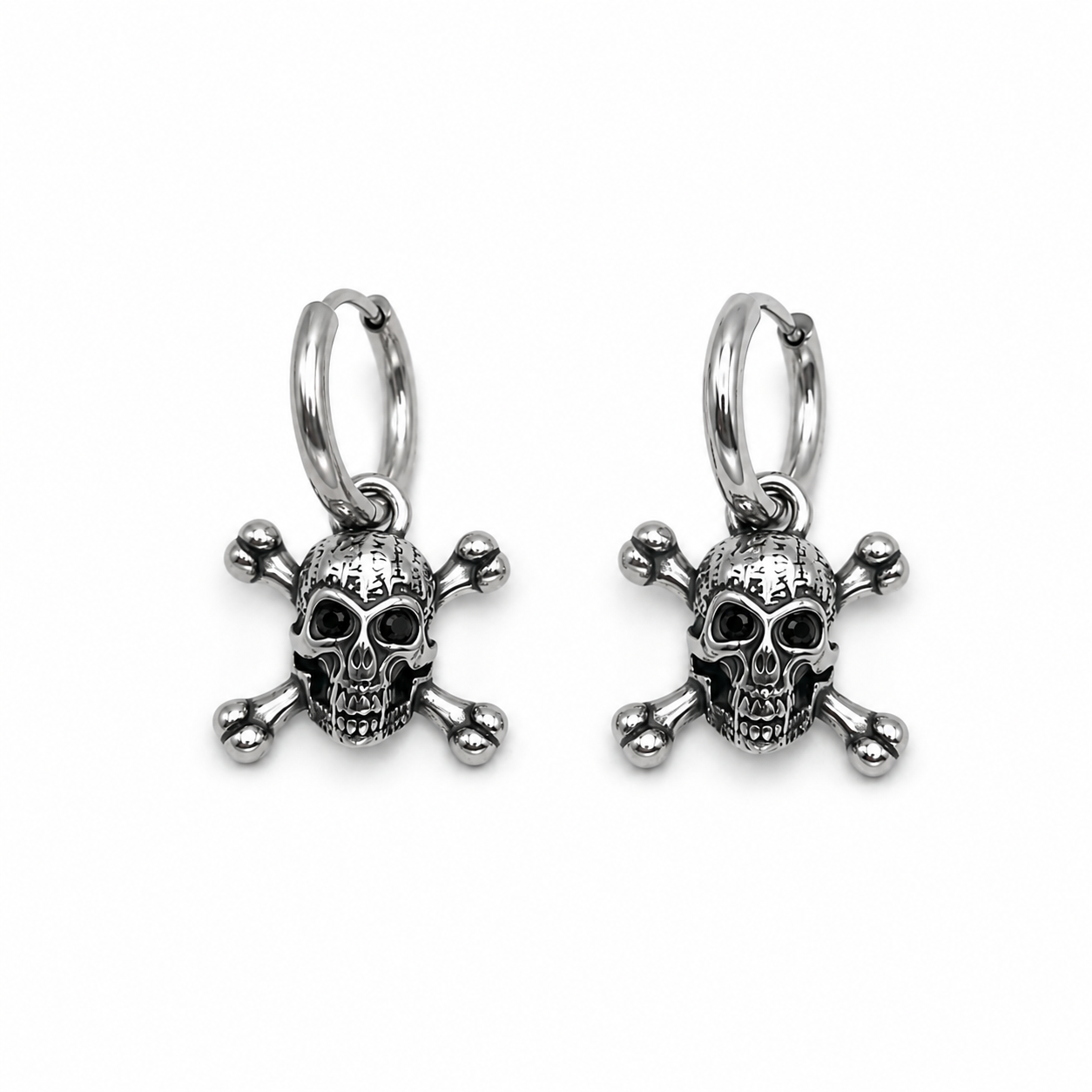 Huggie Earrings - Stainless Steel - HES-1111