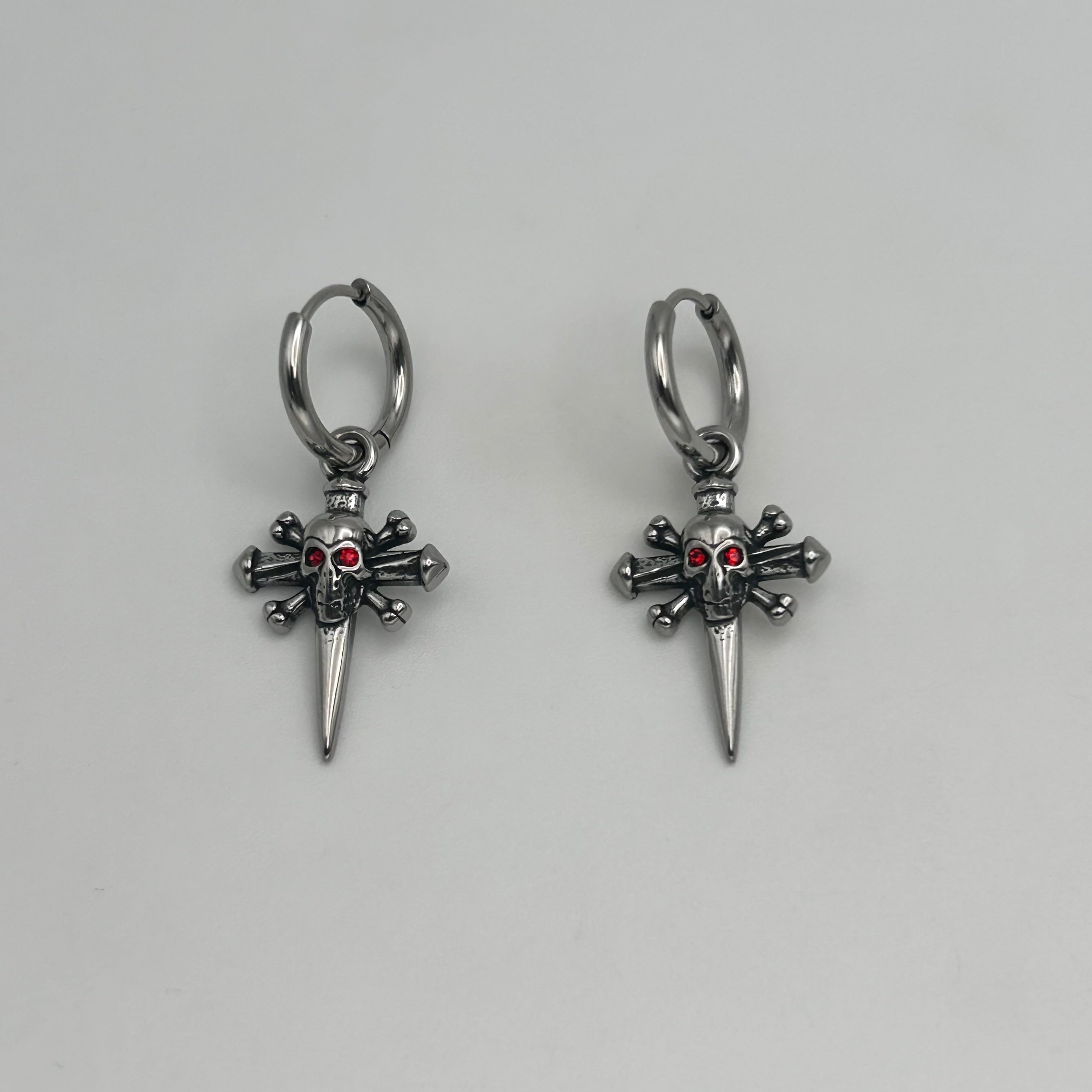 Huggie Earrings - Stainless Steel - HES-1112