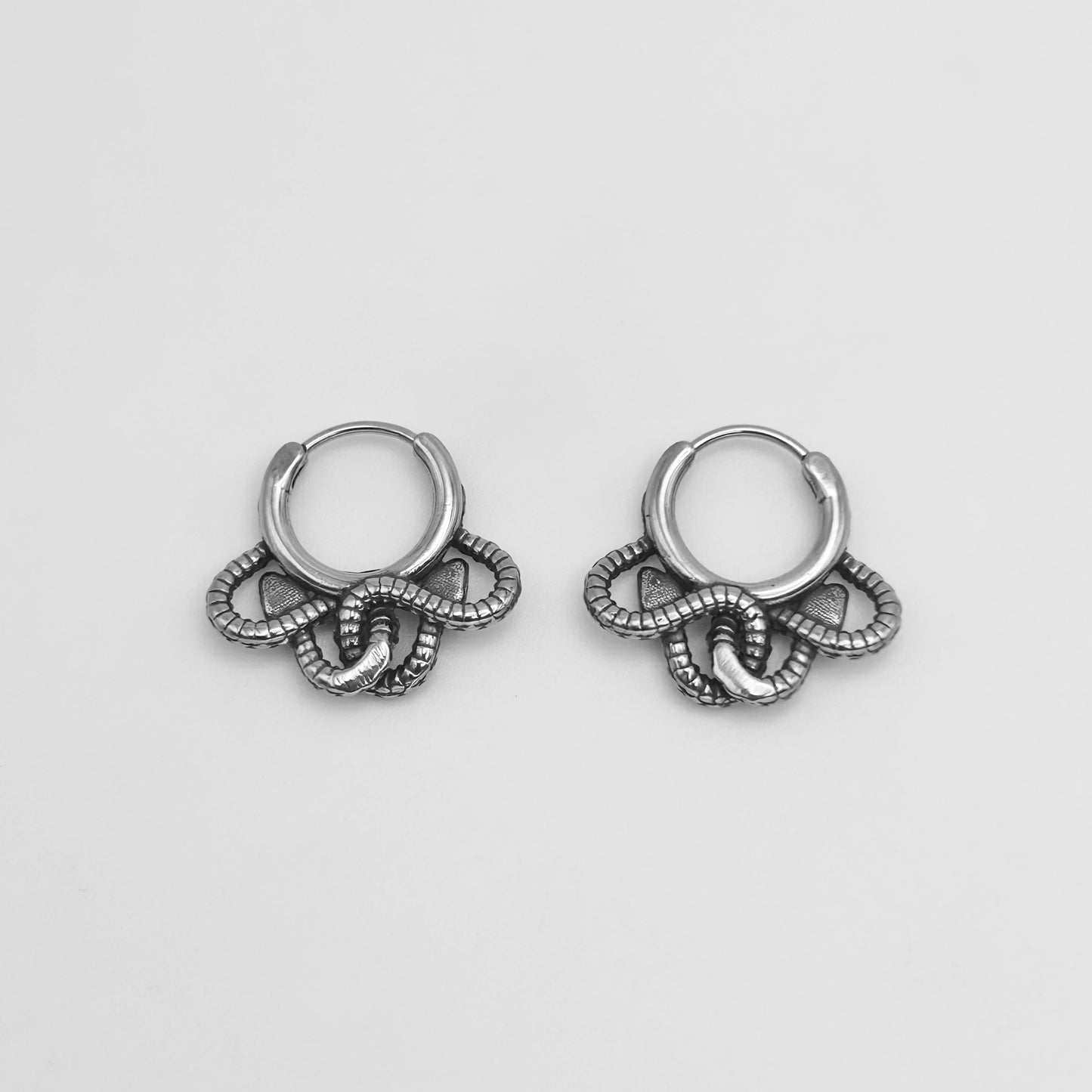 Huggie Earrings - Stainless Steel - HES-1113