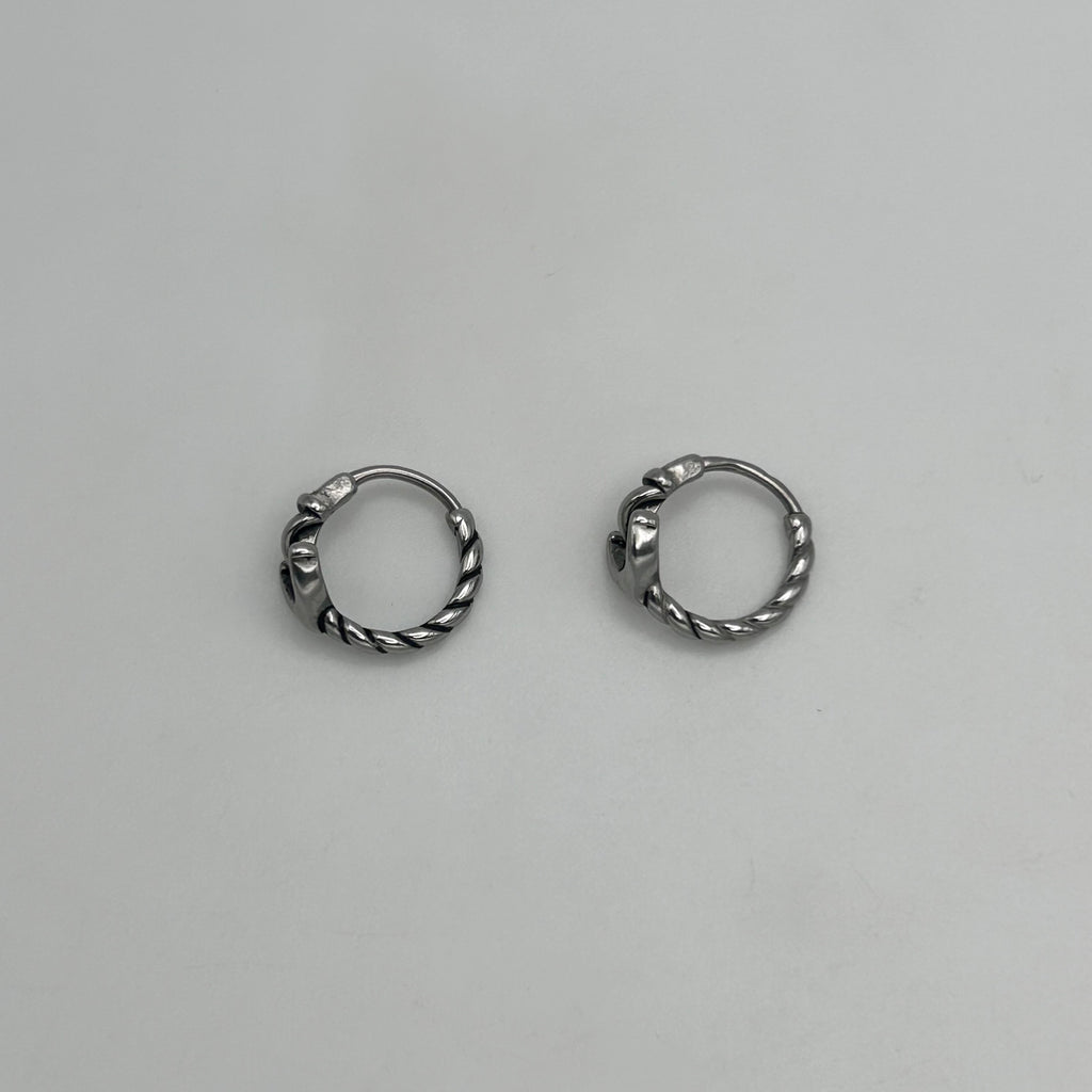 Huggie Earrings - Stainless Steel - HES-1123