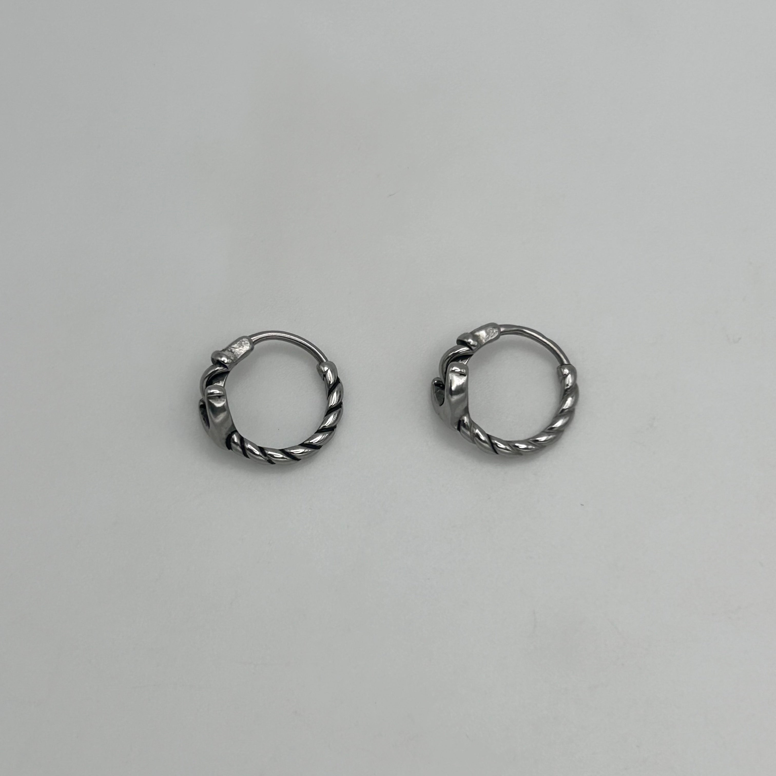 Huggie Earrings - Stainless Steel - HES-1123