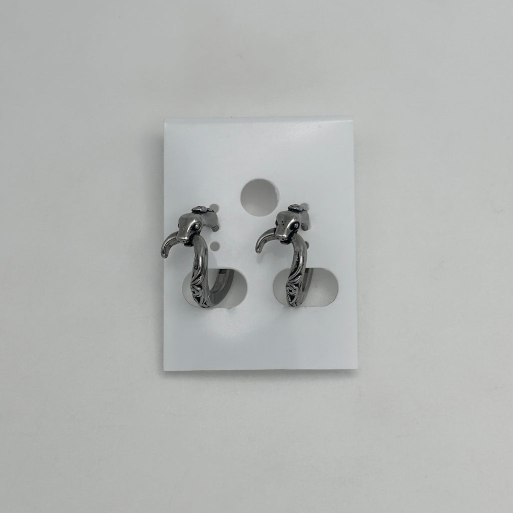 Huggie Earrings - Stainless Steel - HES-1124