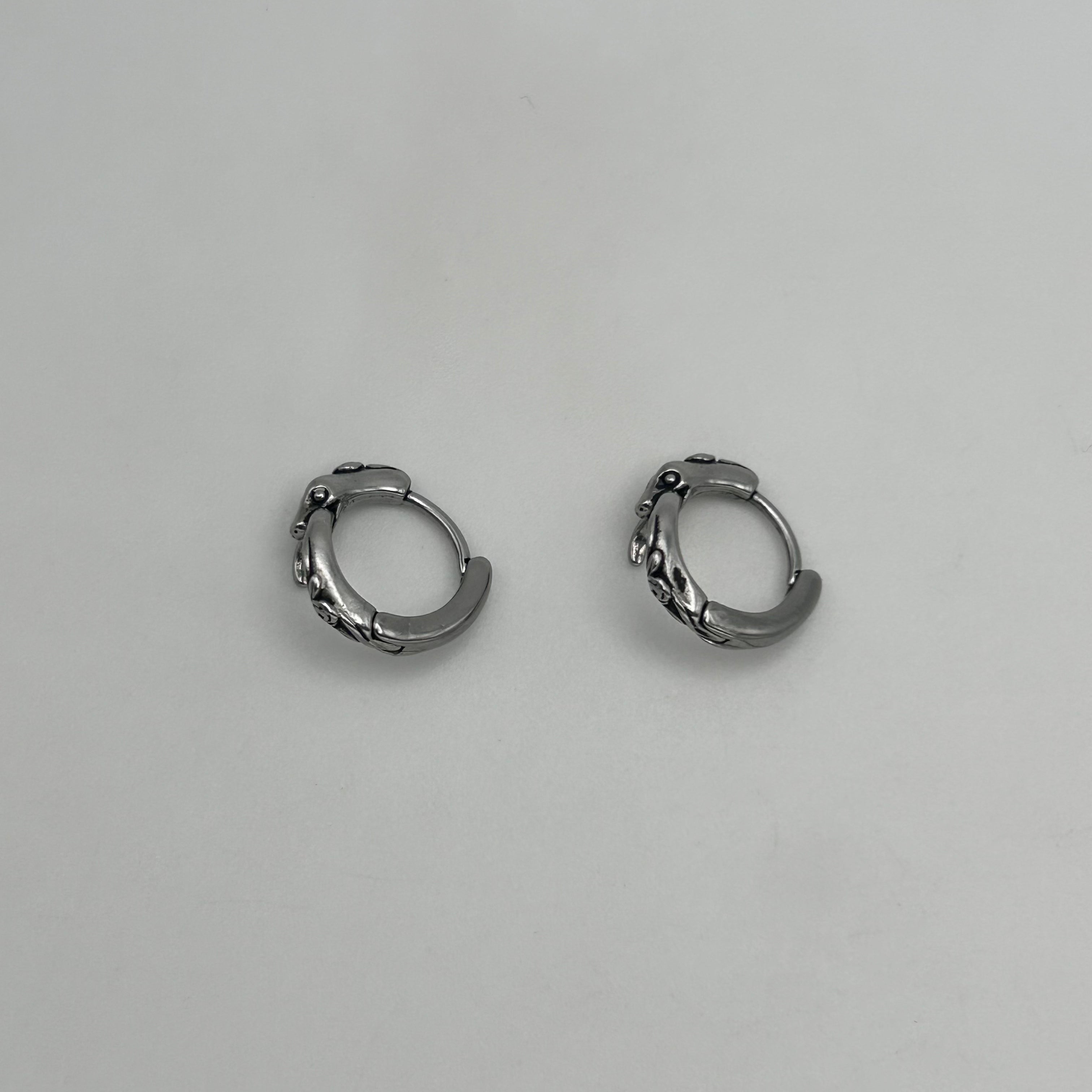 Huggie Earrings - Stainless Steel - HES-1124