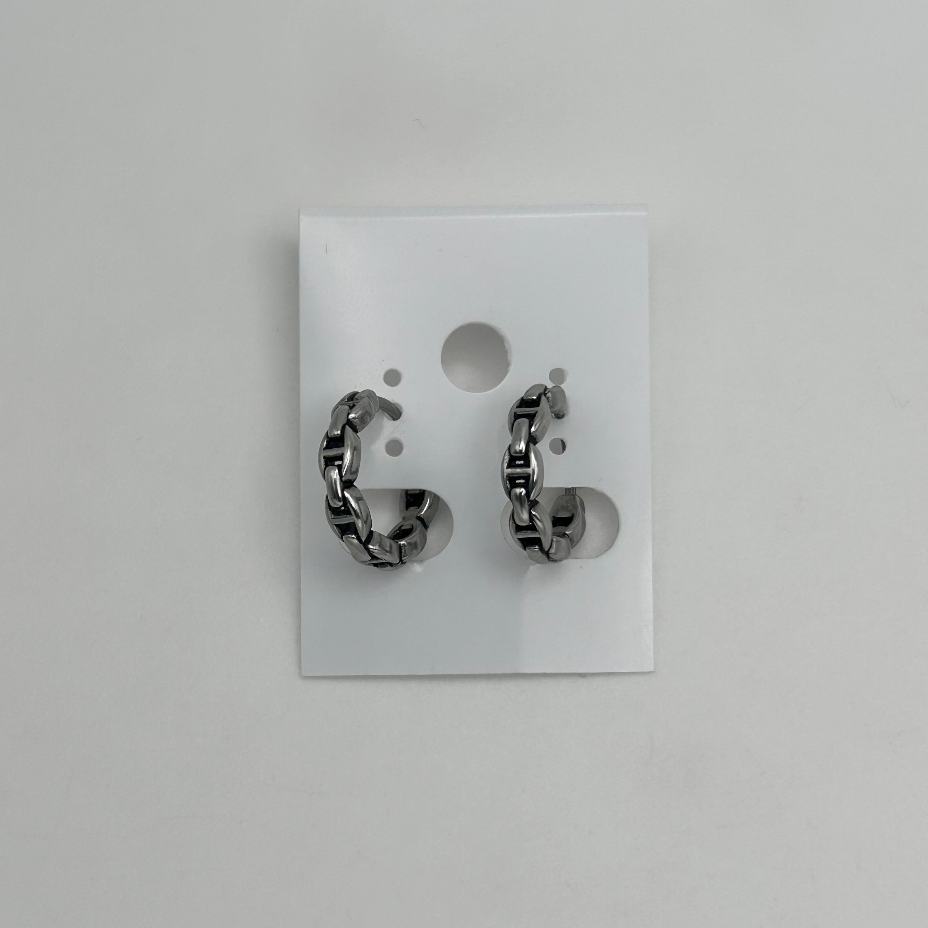 Huggie Earrings - Stainless Steel - HES-1125