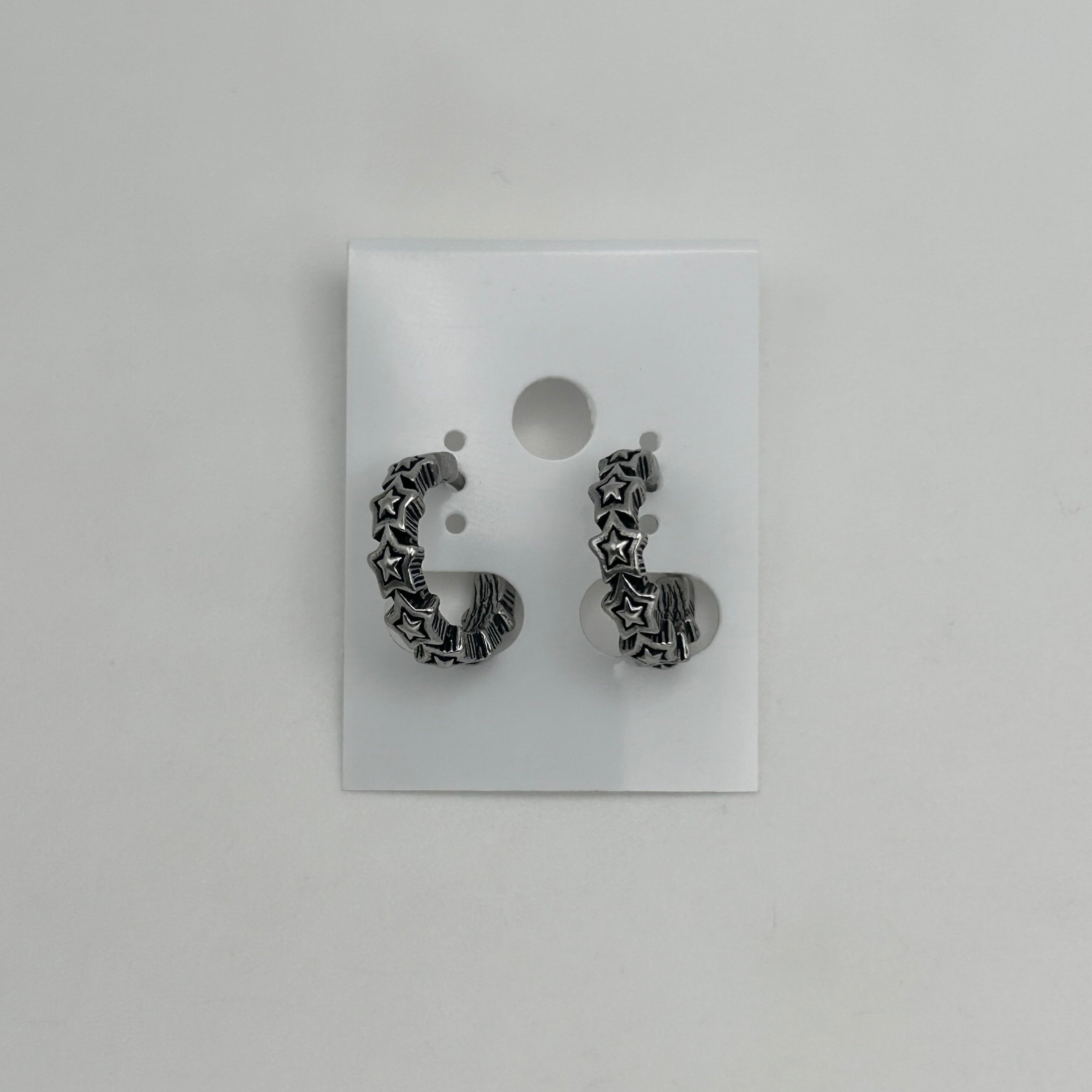 Huggie Earrings - Stainless Steel - HES-1126