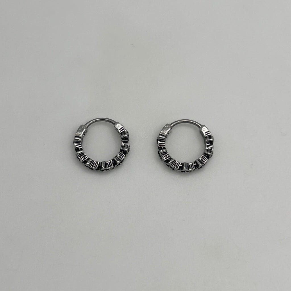 Huggie Earrings - Stainless Steel - HES-1126