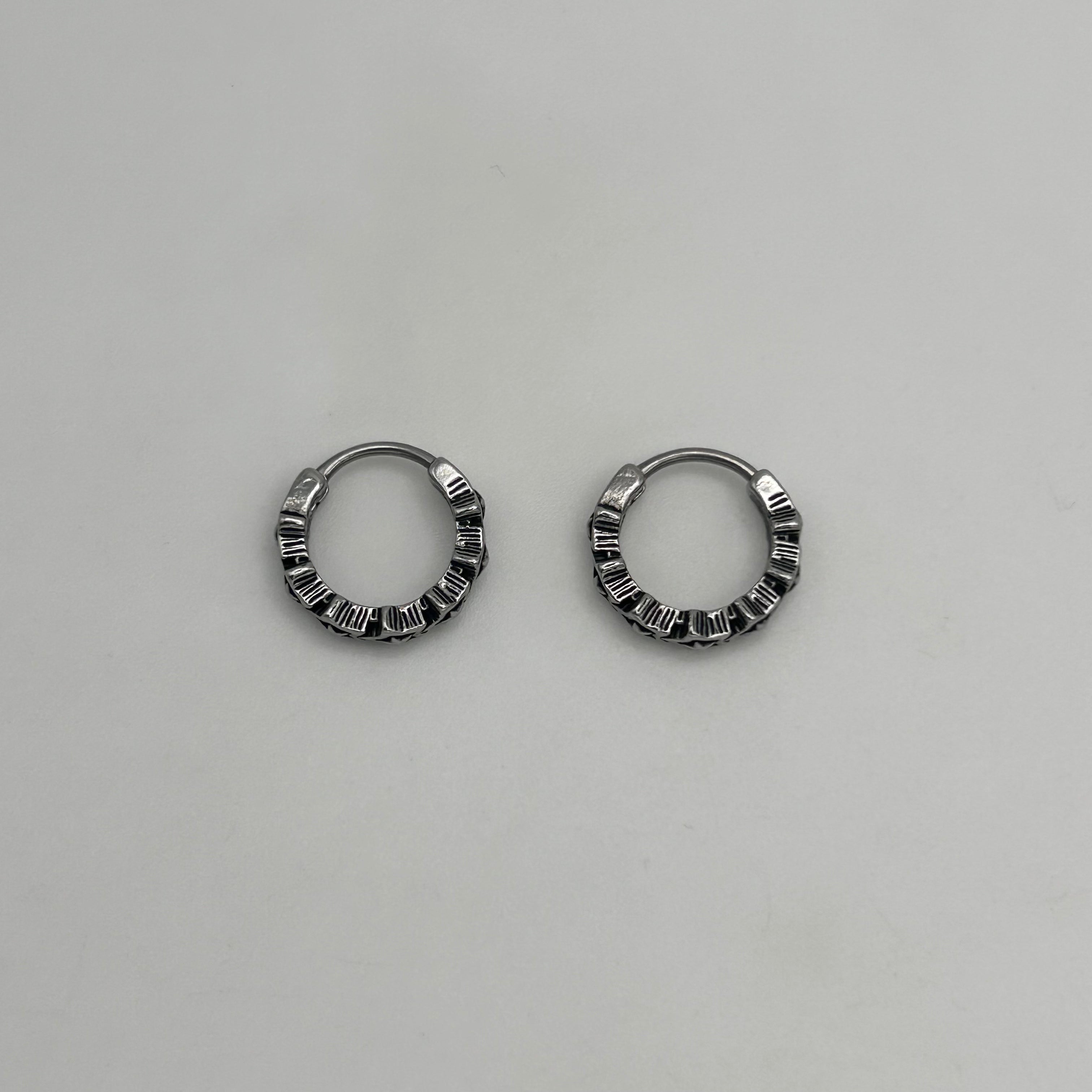 Huggie Earrings - Stainless Steel - HES-1126