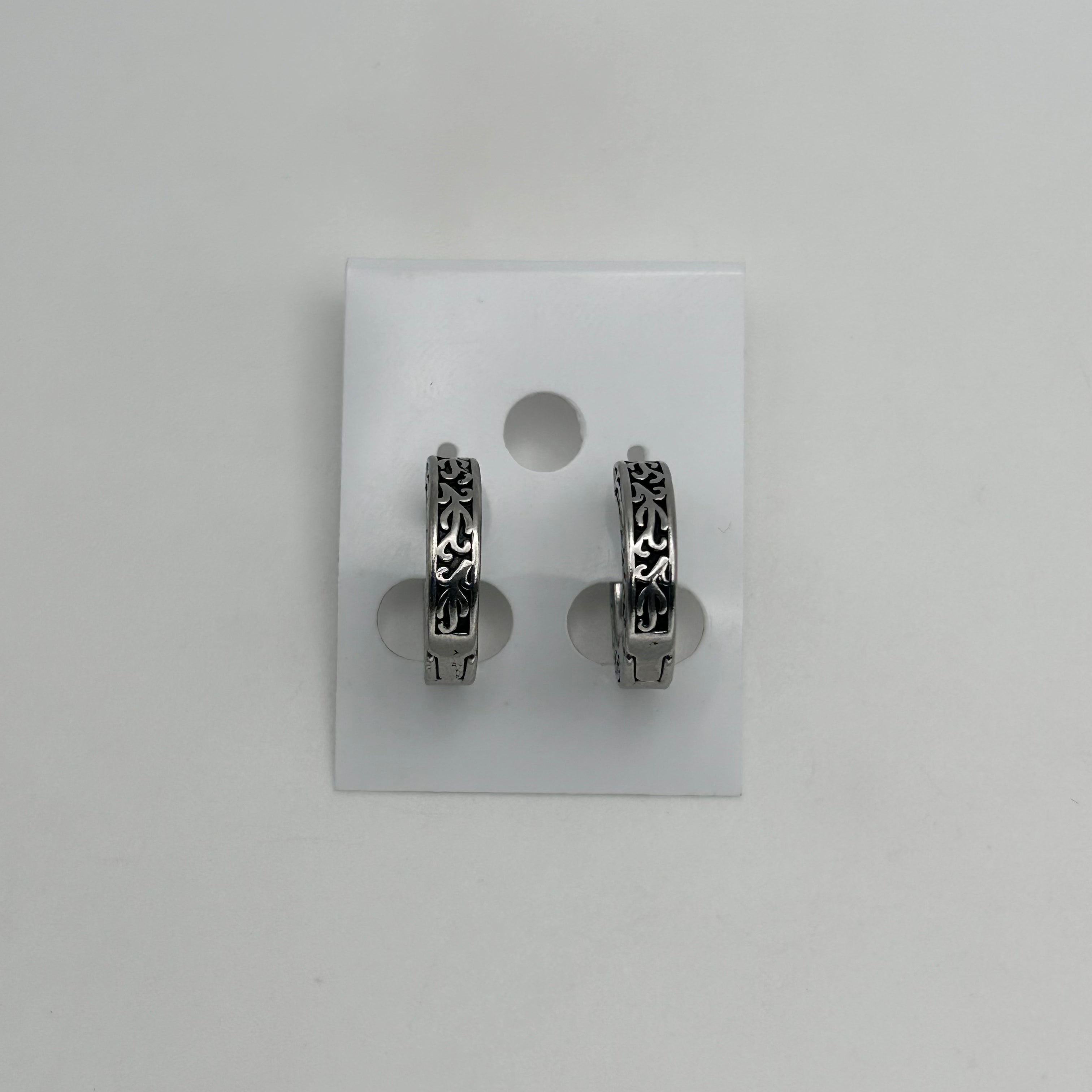 Huggie Earrings - Stainless Steel - HES-1135