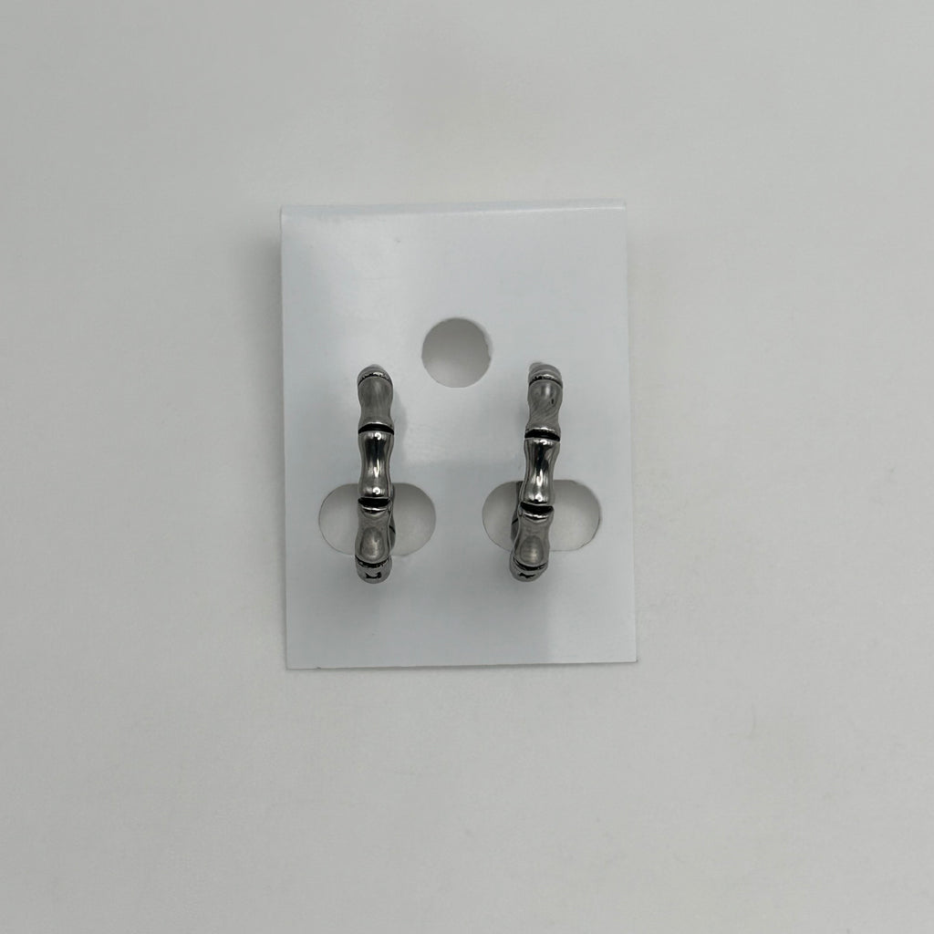 Huggie Earrings - Stainless Steel - HES-1139