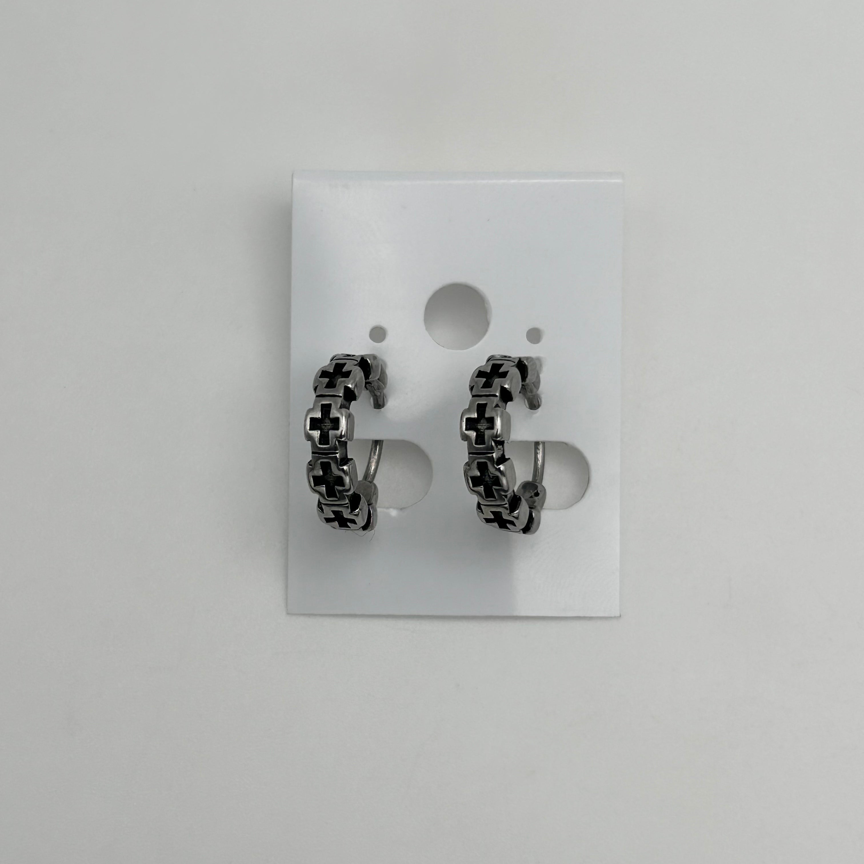 Huggie Earrings - Stainless Steel - HES-1141