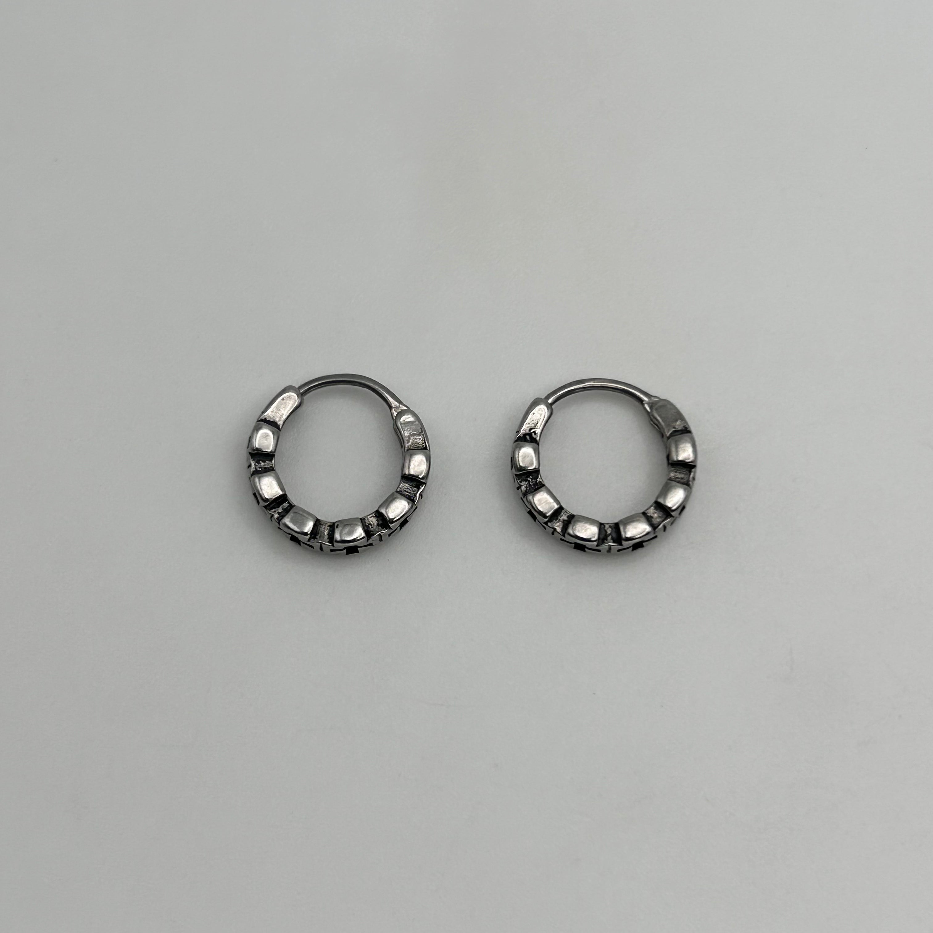 Huggie Earrings - Stainless Steel - HES-1141