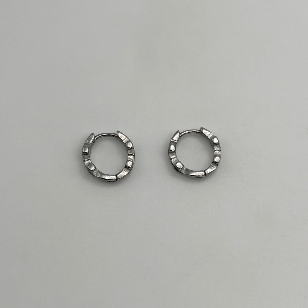 Huggie Earrings - Stainless Steel - HES-1142