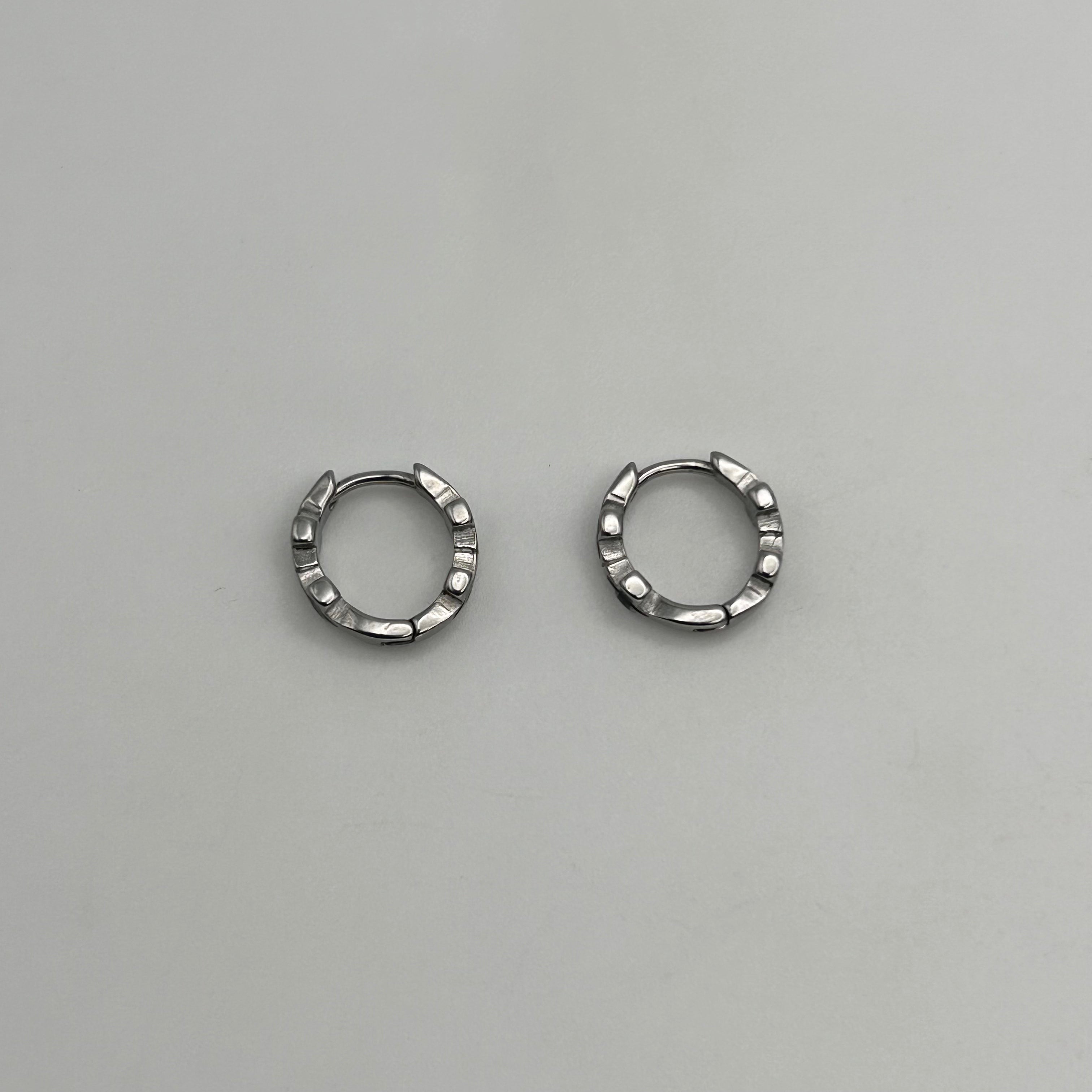 Huggie Earrings - Stainless Steel - HES-1142