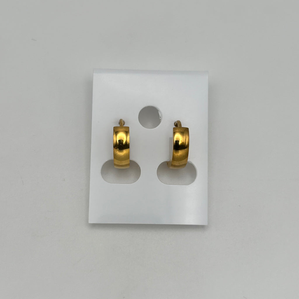 Huggie Earrings - Stainless Steel - HES-1146
