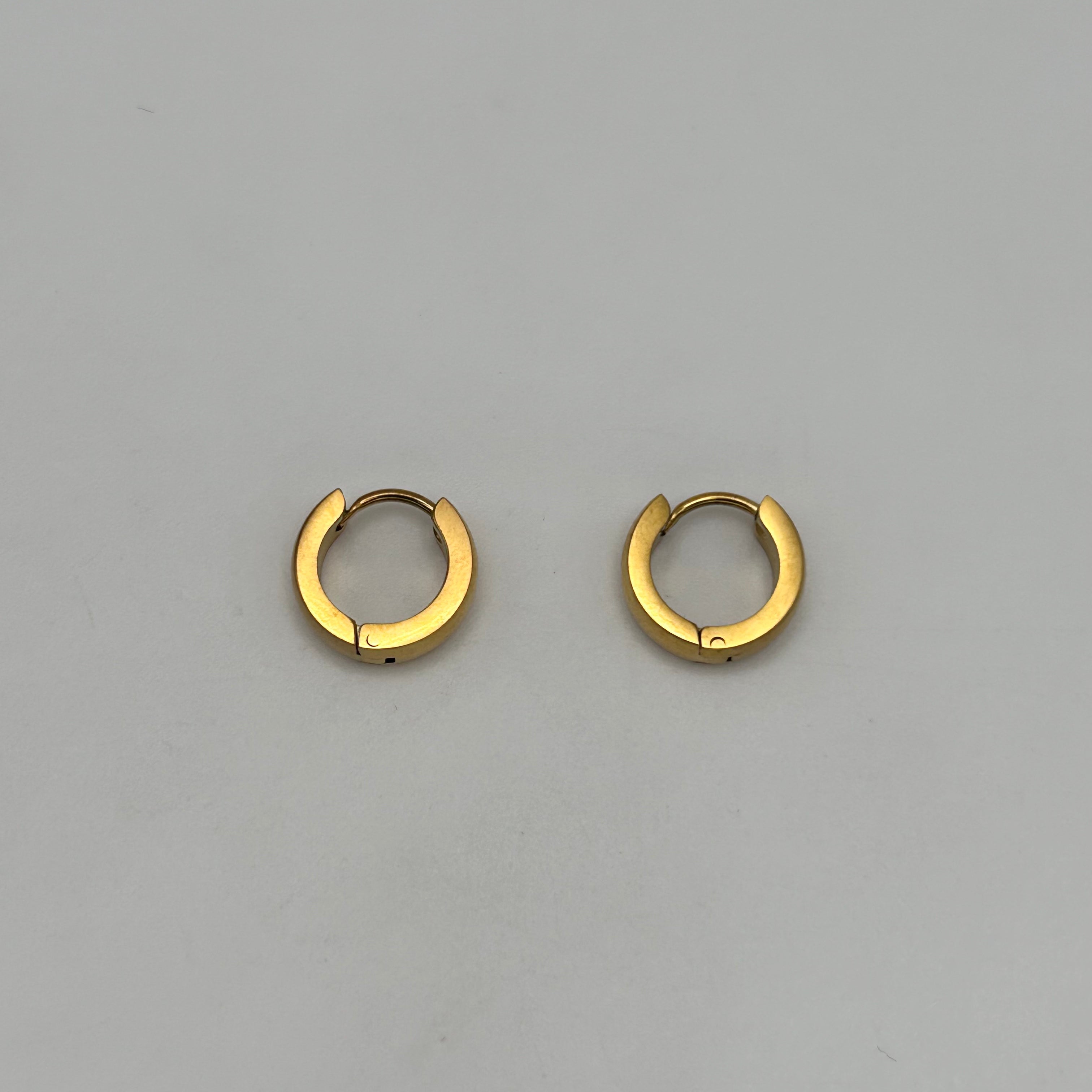Huggie Earrings - Stainless Steel - HES-1146