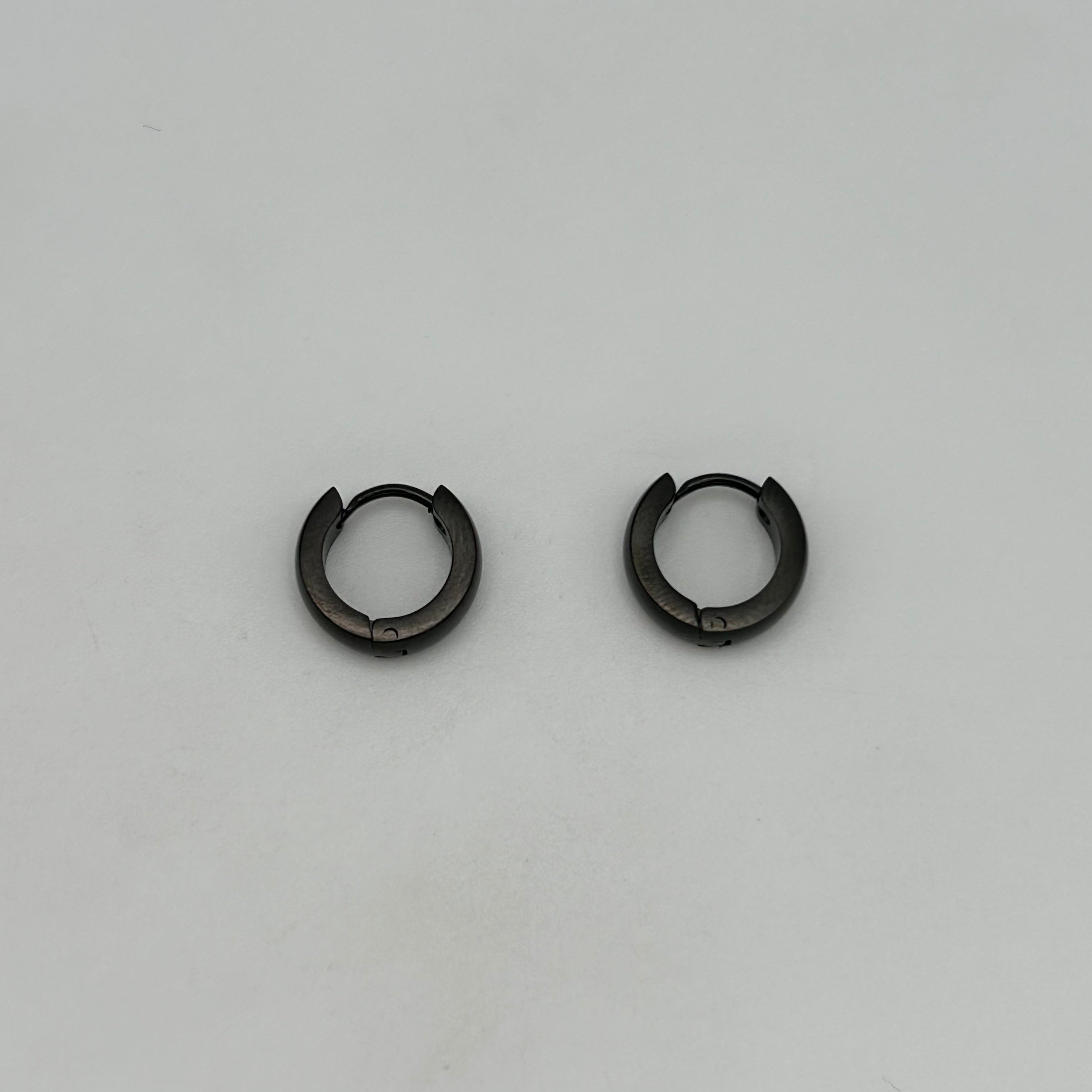 Huggie Earrings - Stainless Steel - HES-1147