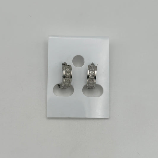 Huggie Earrings - Stainless Steel - HES-1148