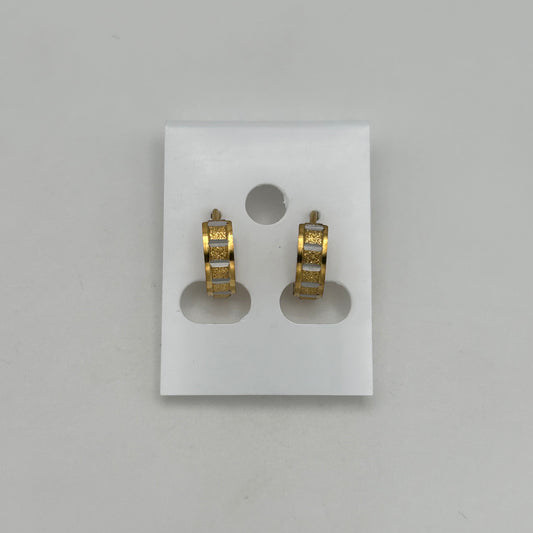 Huggie Earrings - Stainless Steel - HES-1149