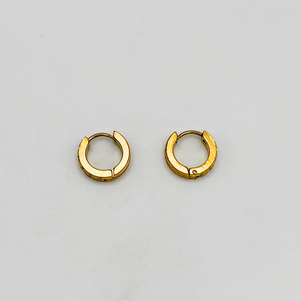 Huggie Earrings - Stainless Steel - HES-1149