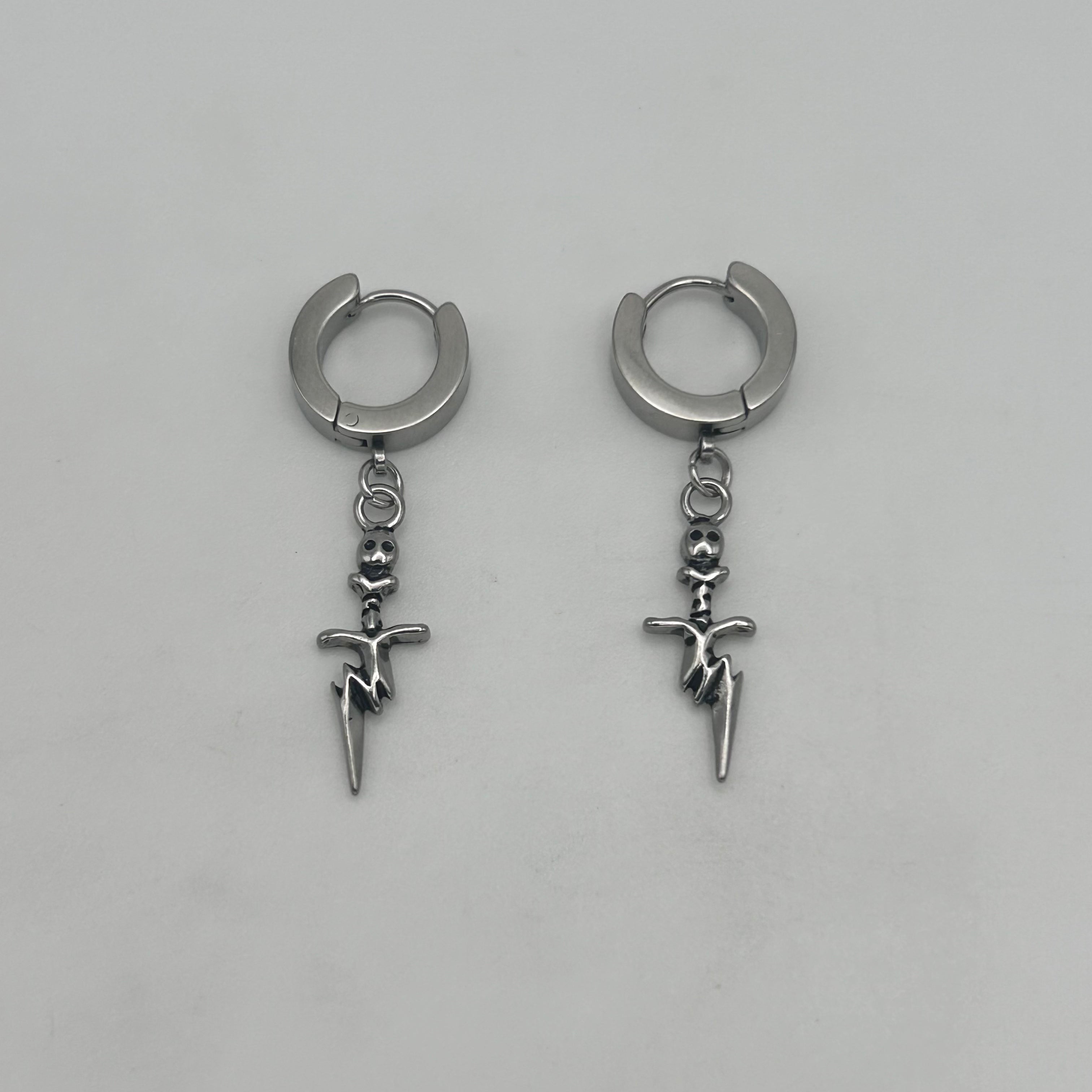 Huggie Earrings - Stainless Steel - HES-1151