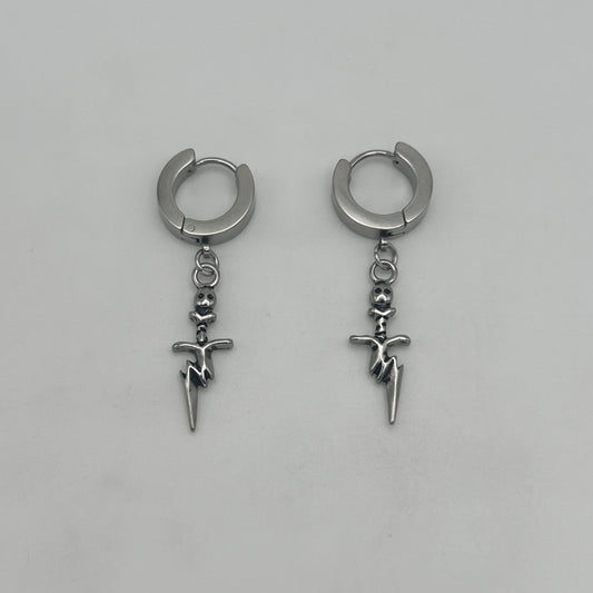 Huggie Earrings - Stainless Steel - HES-1151