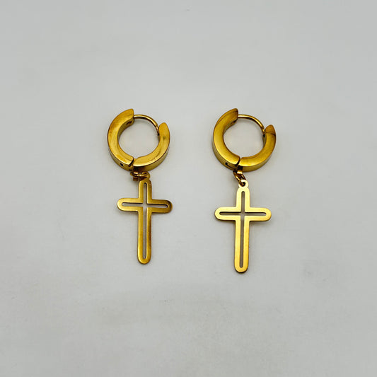 Huggie Earrings - Stainless Steel - HES-1153