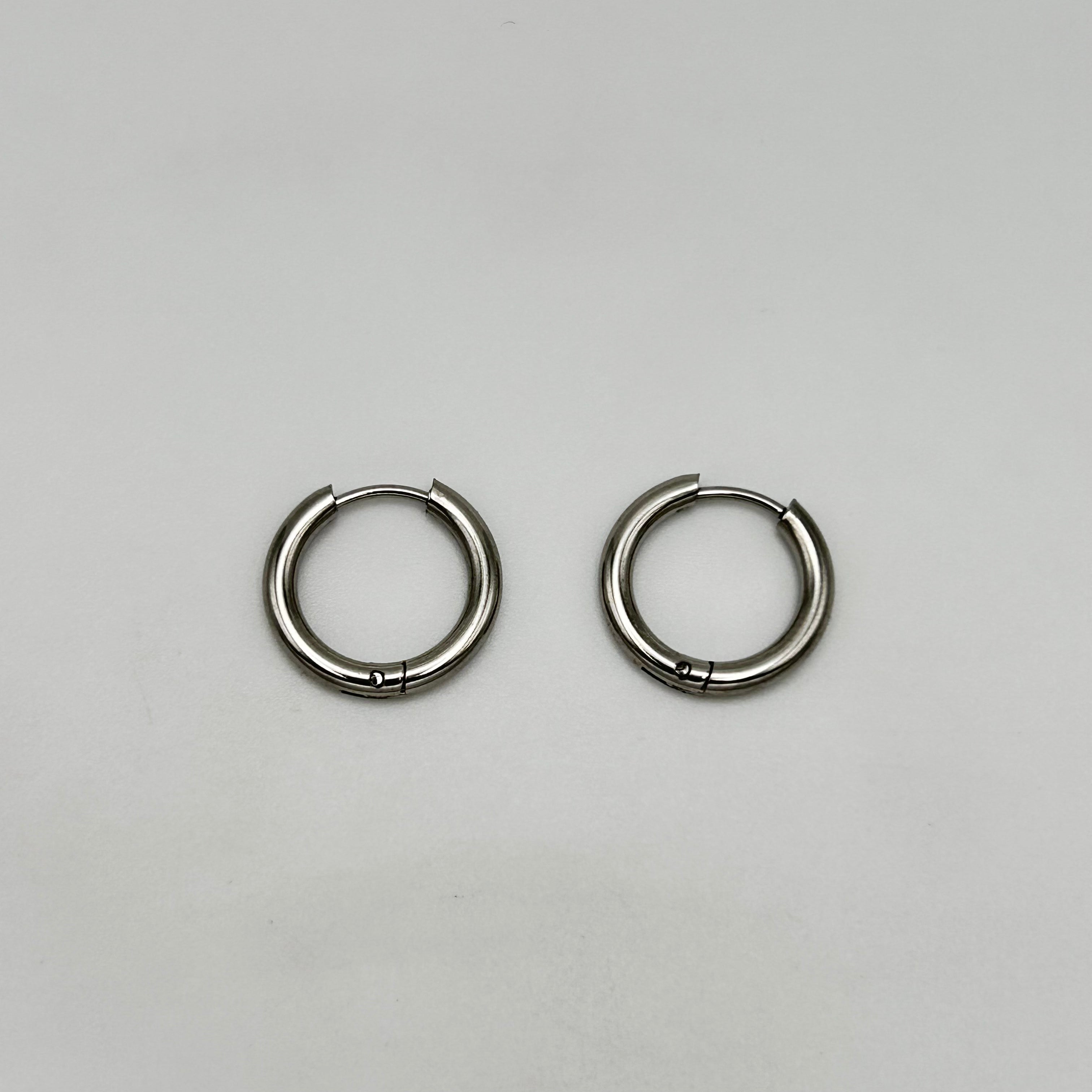 Huggie Earrings - Stainless Steel - HES-1154