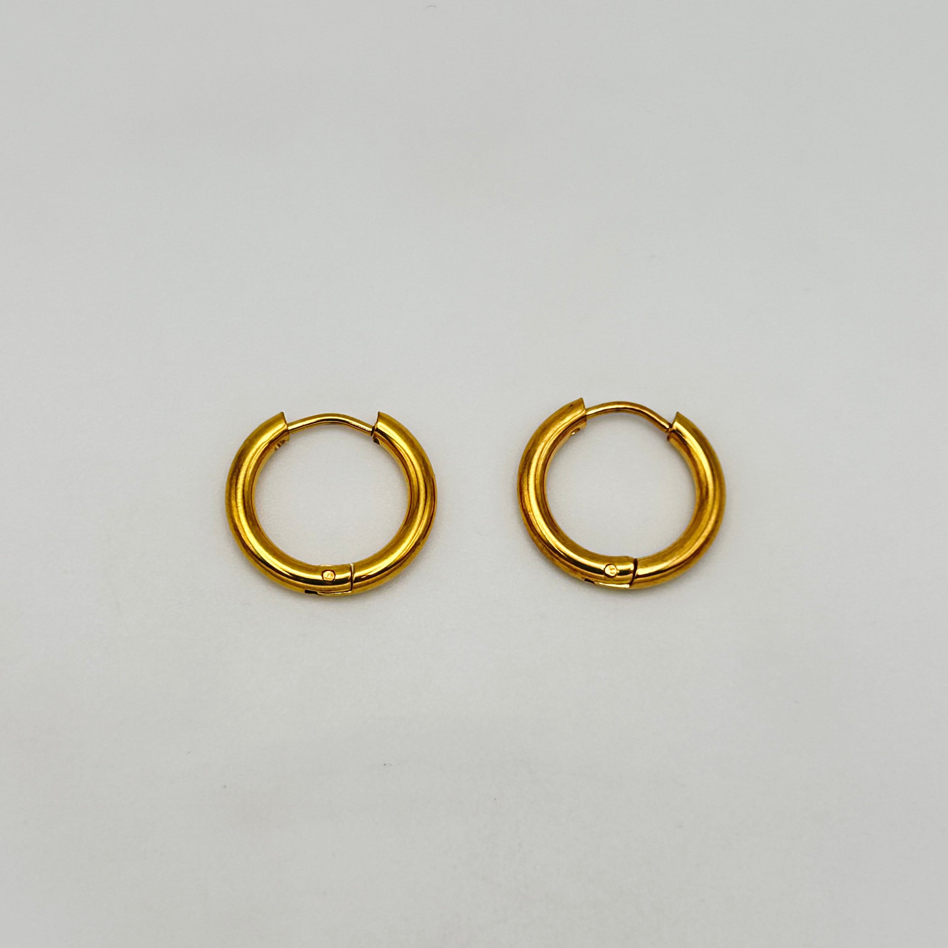 Huggie Earrings - Stainless Steel - HES-1155