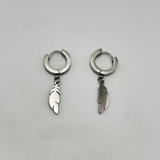 Huggie Earrings - Stainless Steel - HES-1157