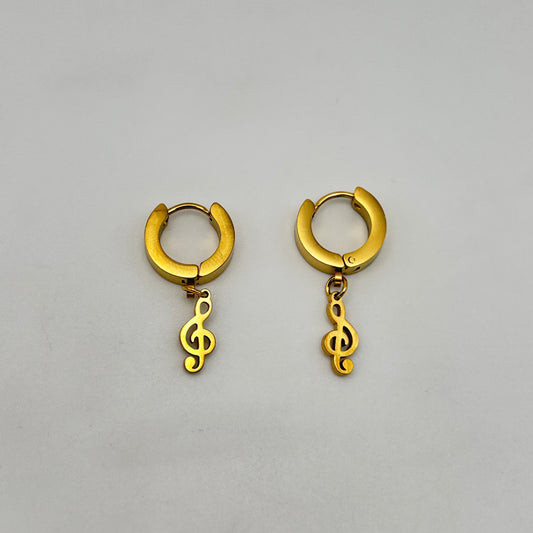 Huggie Earrings - Stainless Steel - HES-1164