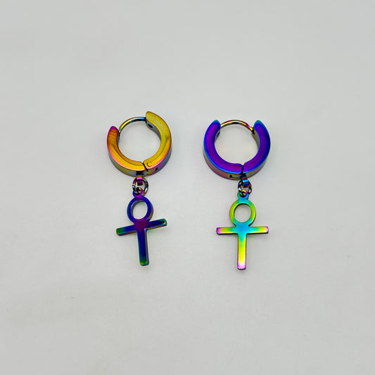 Huggie Earrings - Stainless Steel - HES-1166