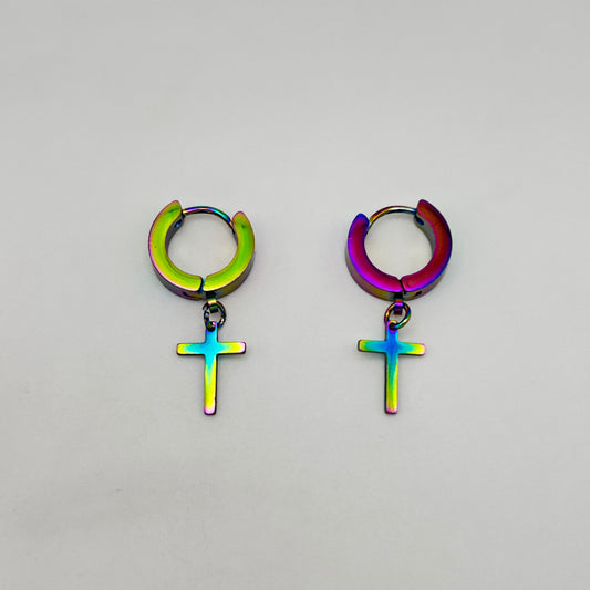 Huggie Earrings - Stainless Steel - HES-1167