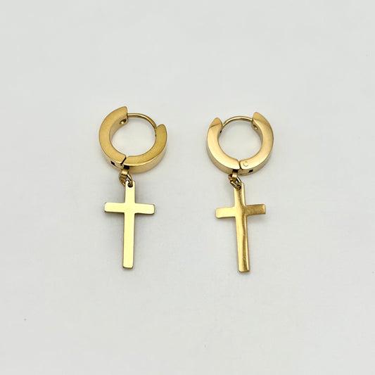 Huggie Earrings - Stainless Steel - HES-1184