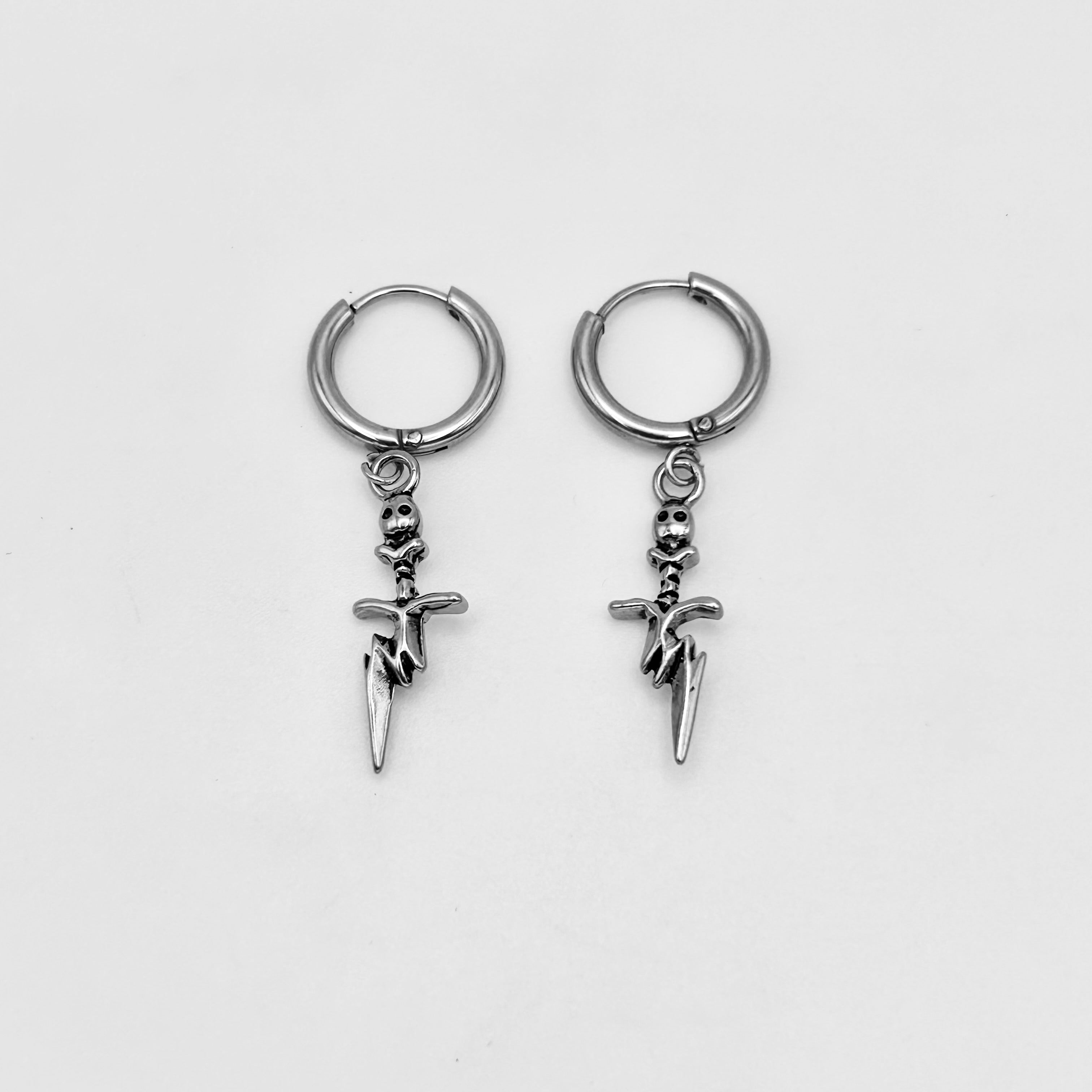 Huggie Earrings - Stainless Steel - HES-1190