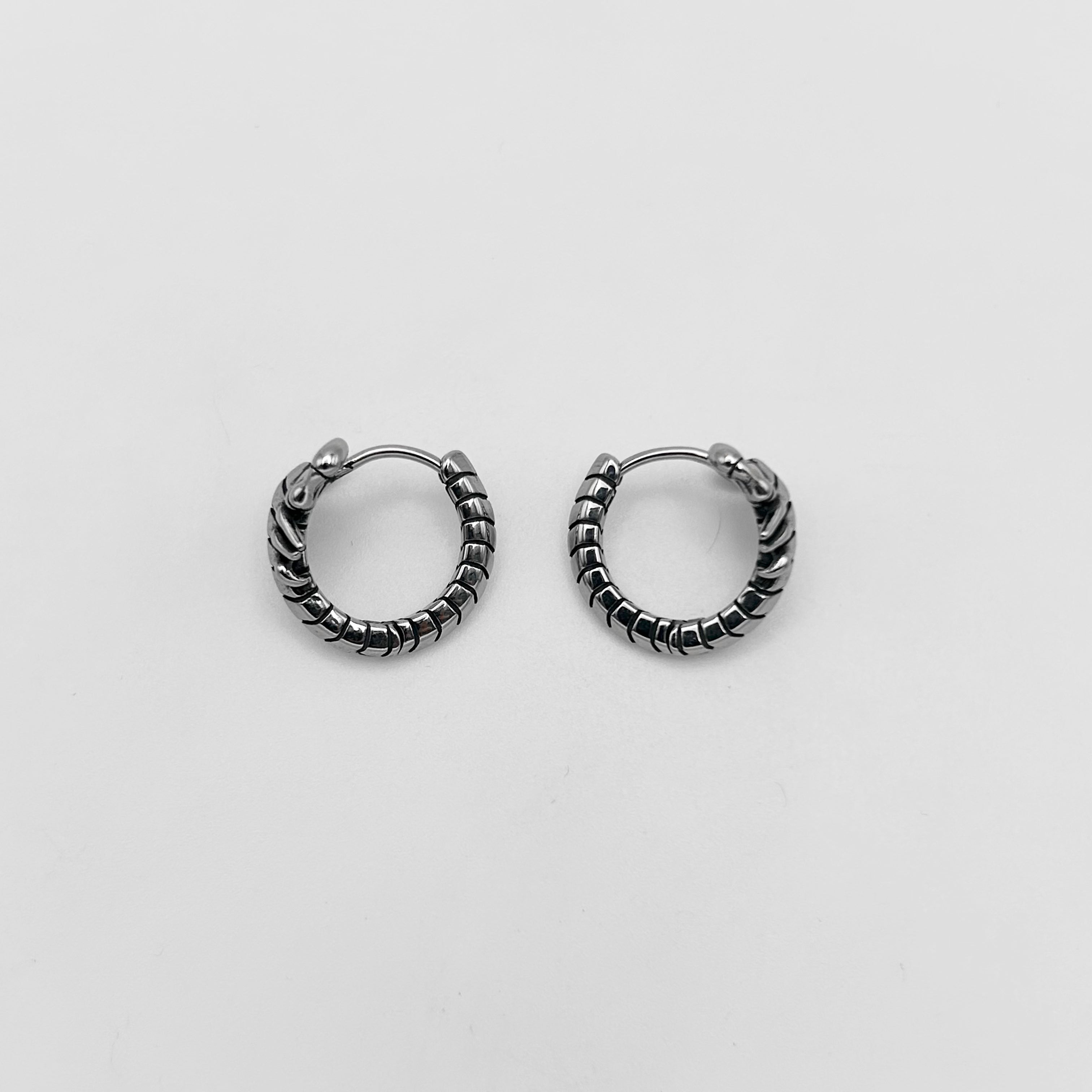 Huggie Earrings - Stainless Steel - HES-1199