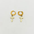 Huggie Earrings - Stainless Steel - HES-1209