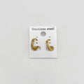 Huggie Earrings - Stainless Steel - HES-1212