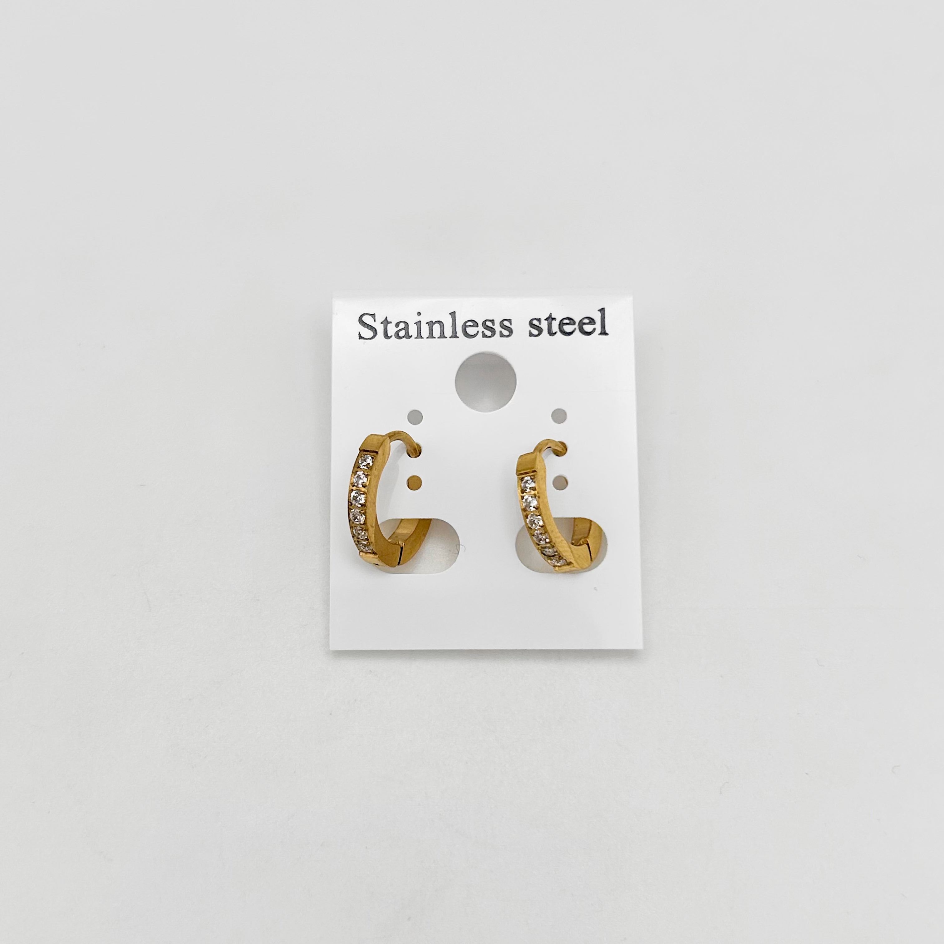 Huggie Earrings - Stainless Steel - HES-1212