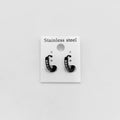 Huggie Earrings - Stainless Steel - HES-1213