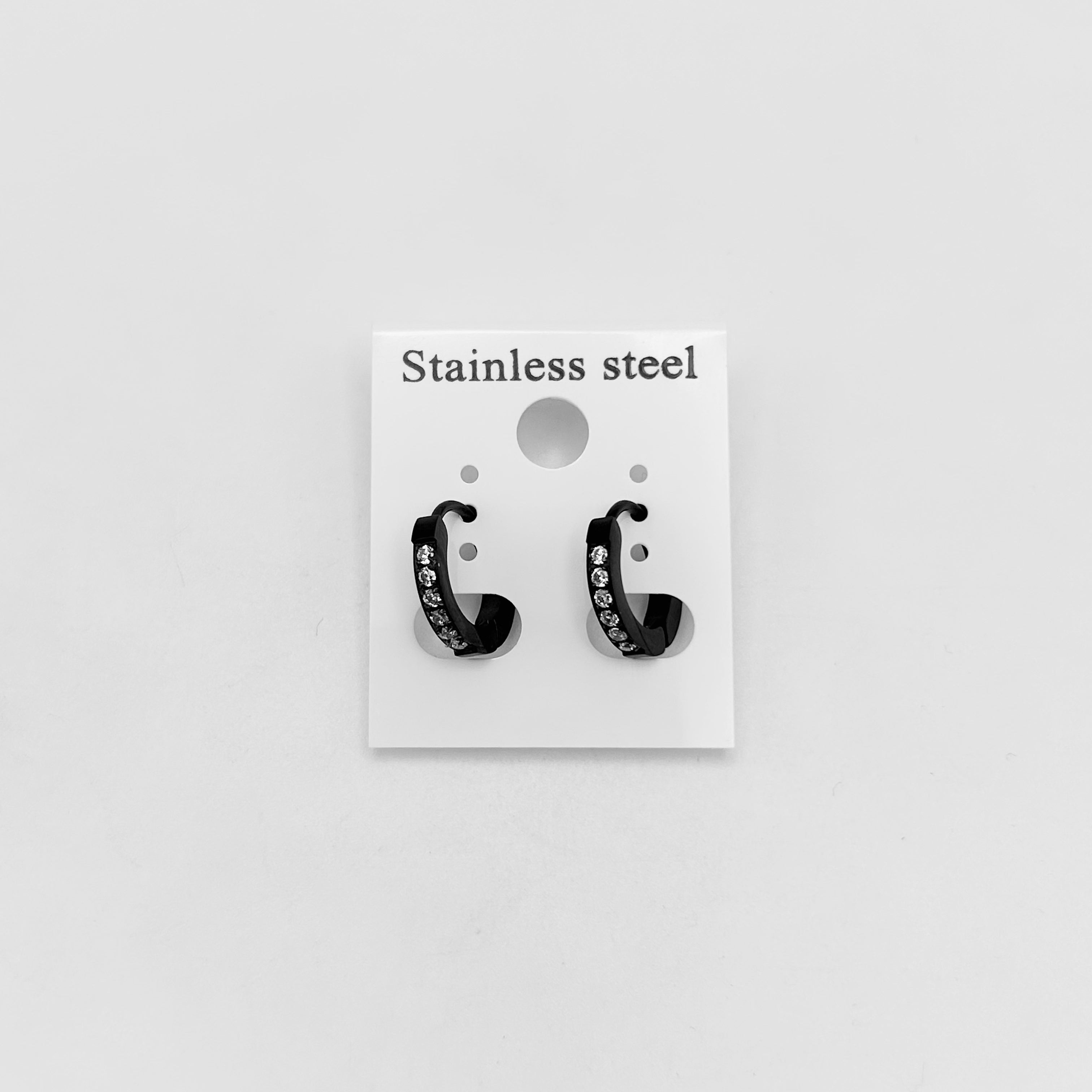 Huggie Earrings - Stainless Steel - HES-1213