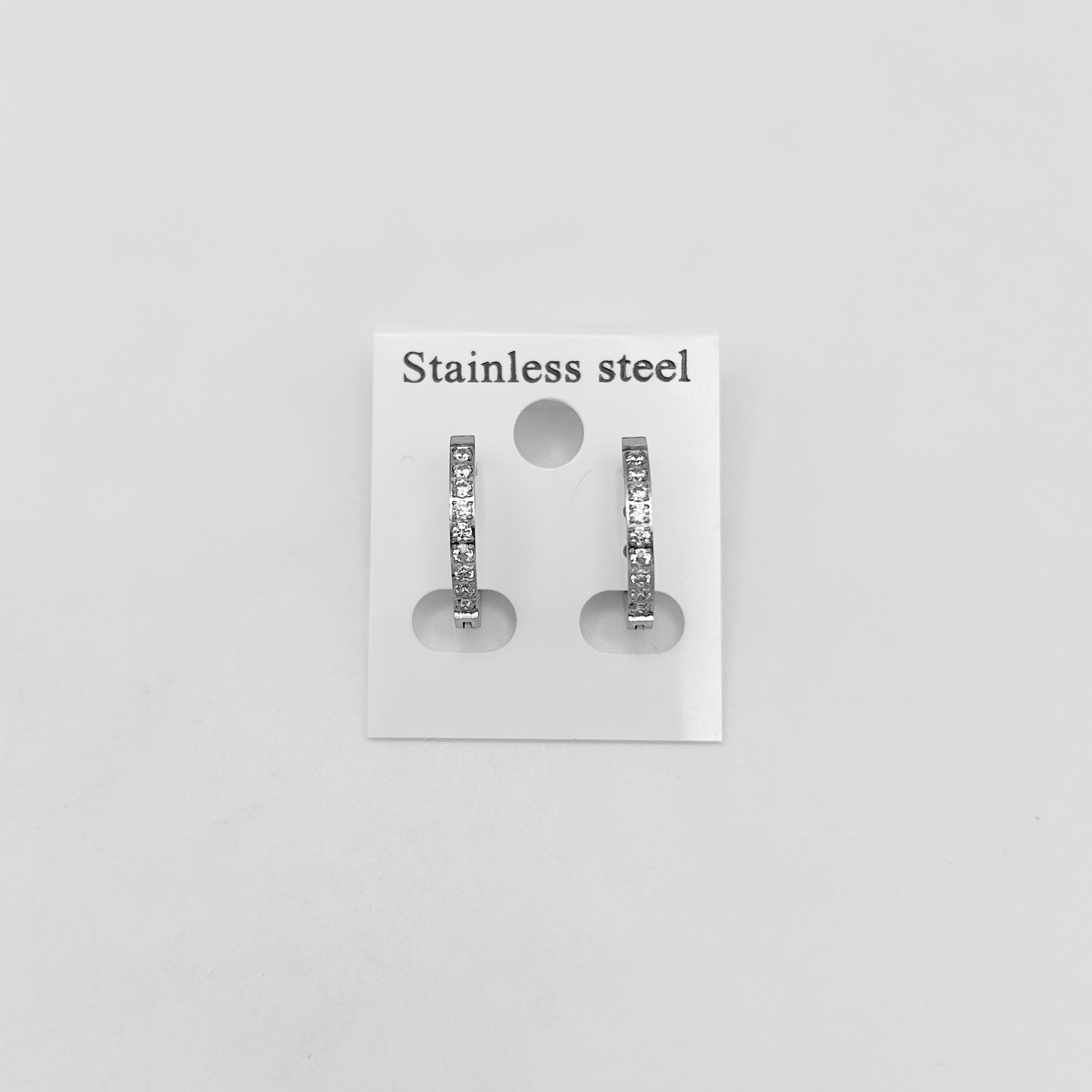 Huggie Earrings - Stainless Steel - HES-1214