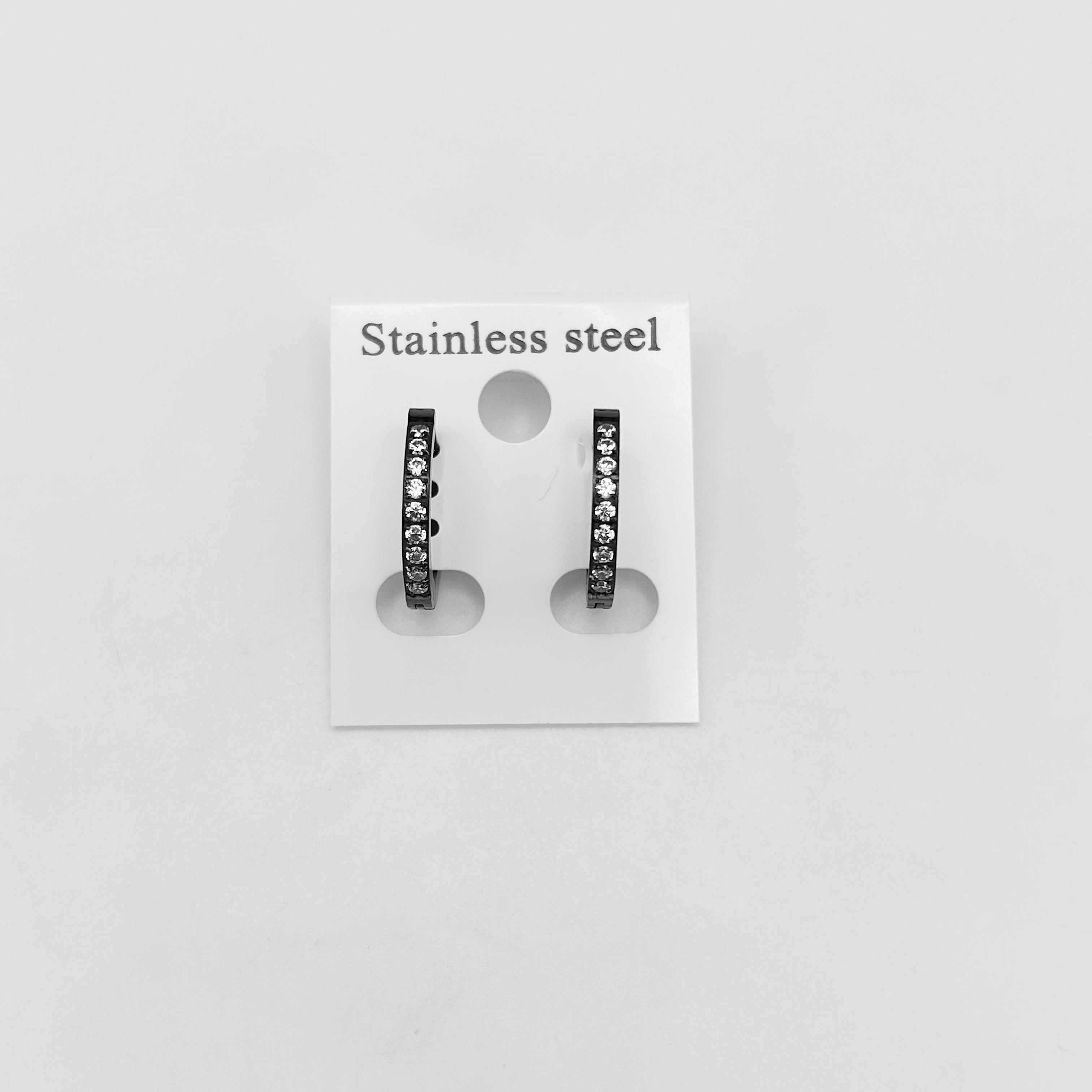 Huggie Earrings - Stainless Steel - HES-1216