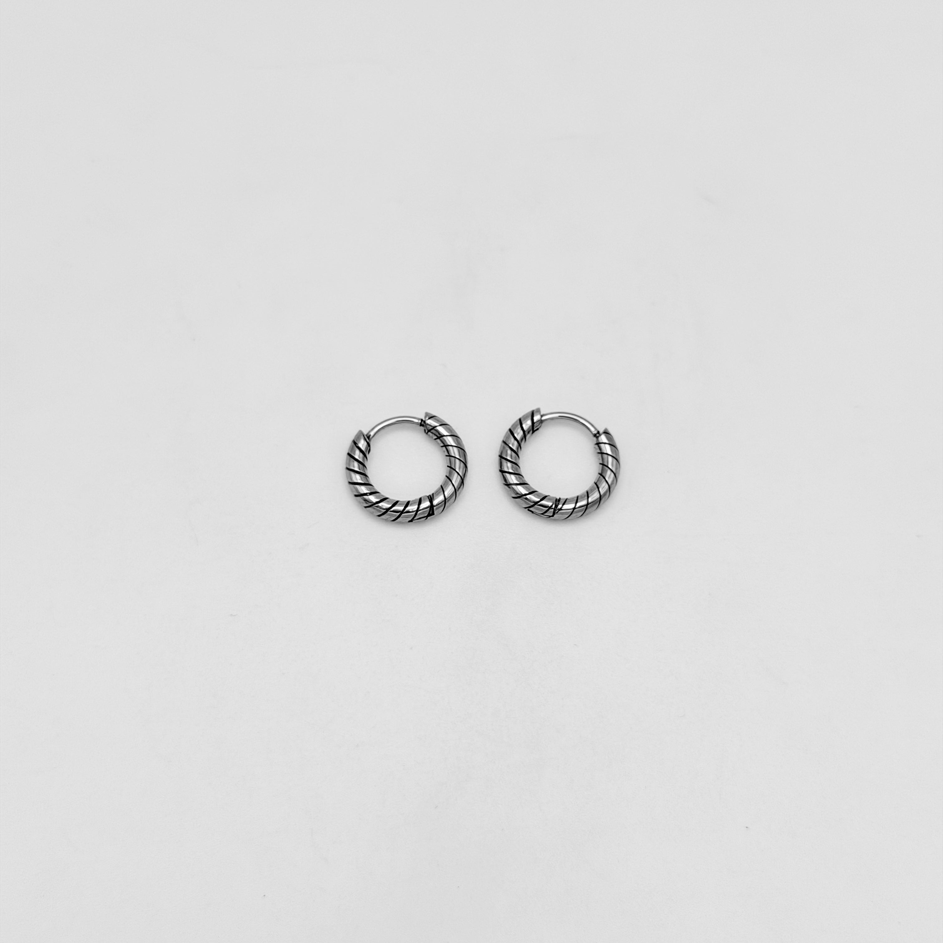 Huggie Earrings - Stainless Steel - HES-1222