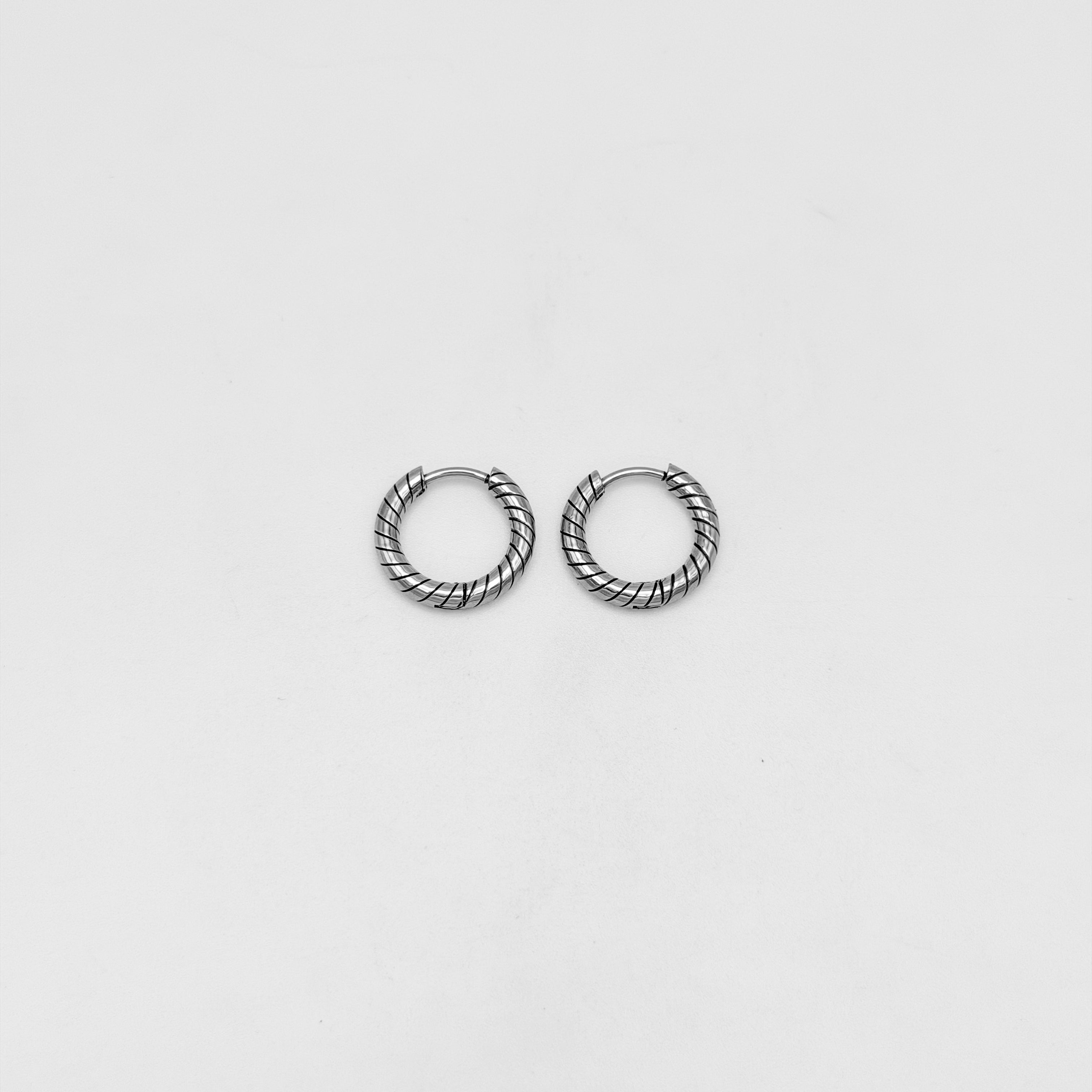 Huggie Earrings - Stainless Steel - HES-1222