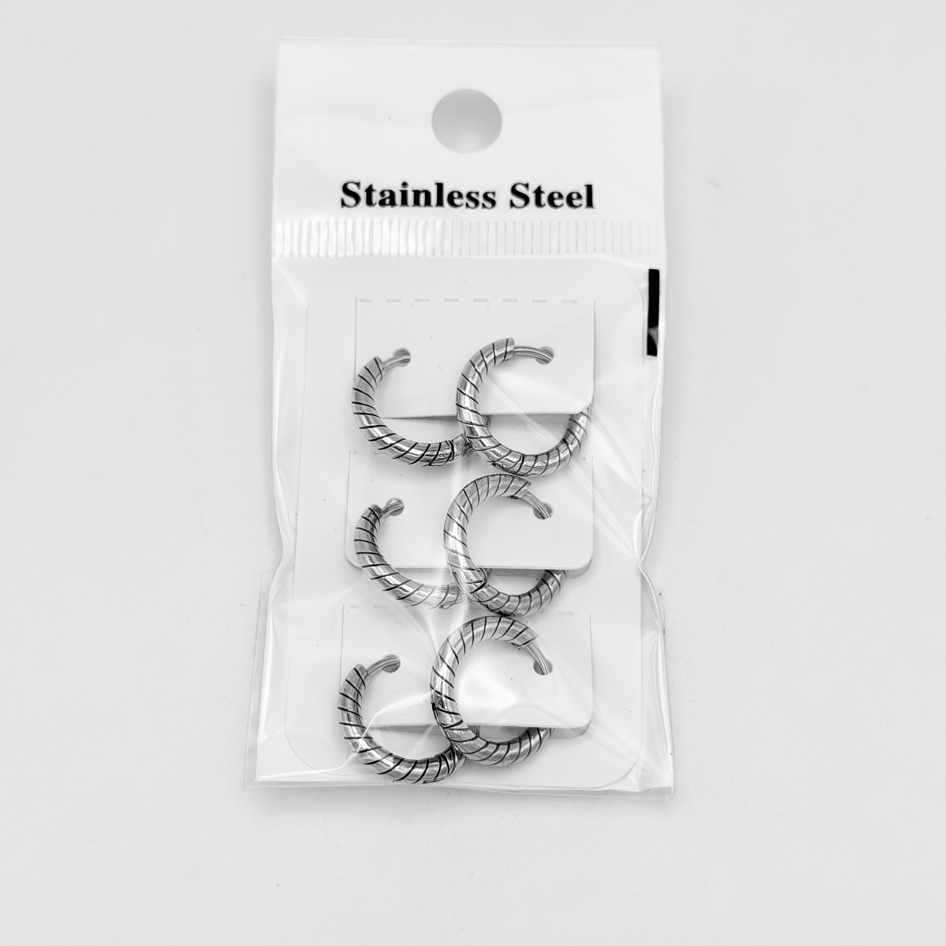 Huggie Earrings - Stainless Steel - HES-1222